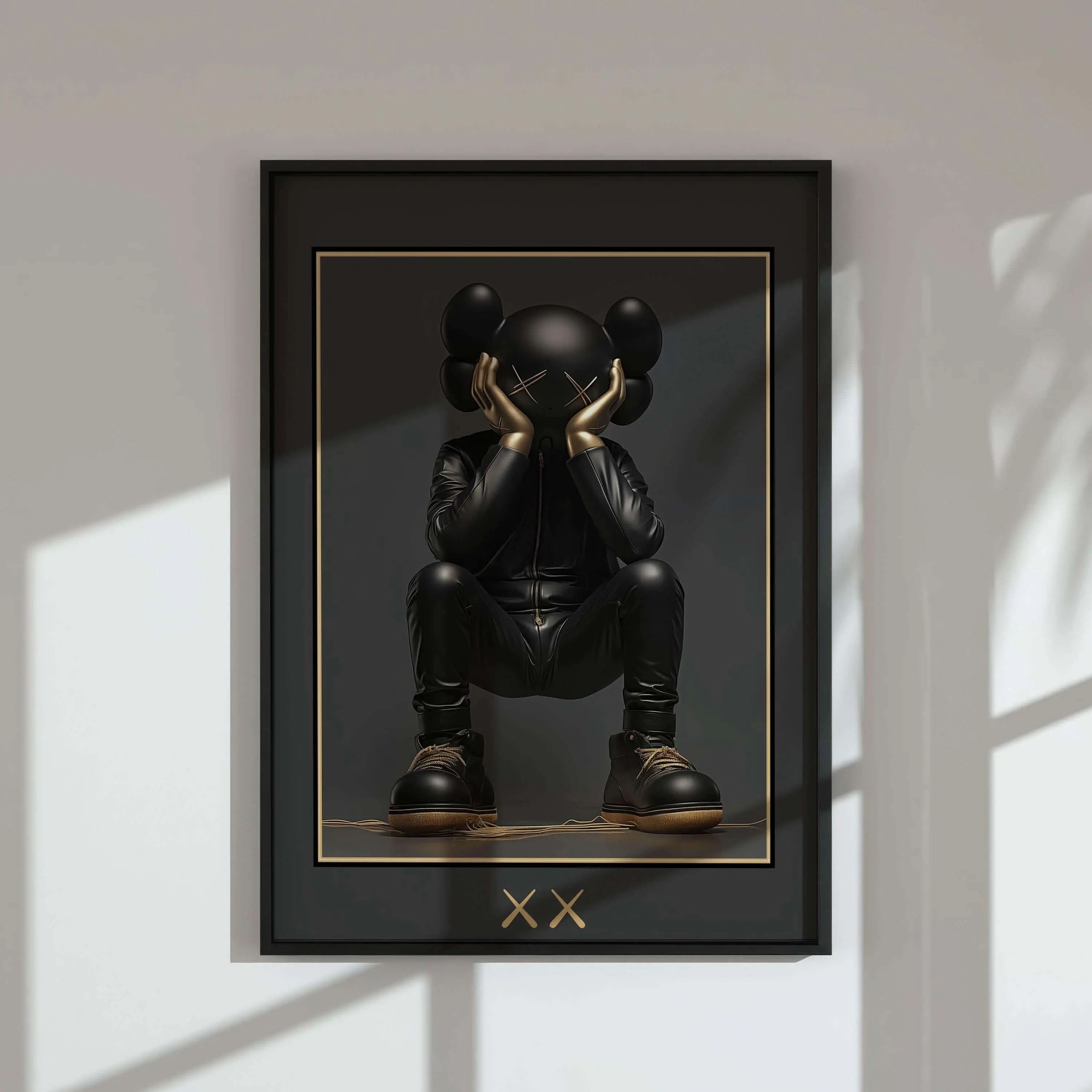 Artwork from the Abstract Gold Hypebeast set, emphasizing rich details and a striking aesthetic.