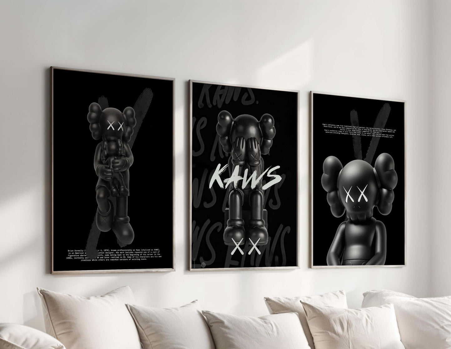Black Hypebeast Poster Set of 3 - Haus of Prints