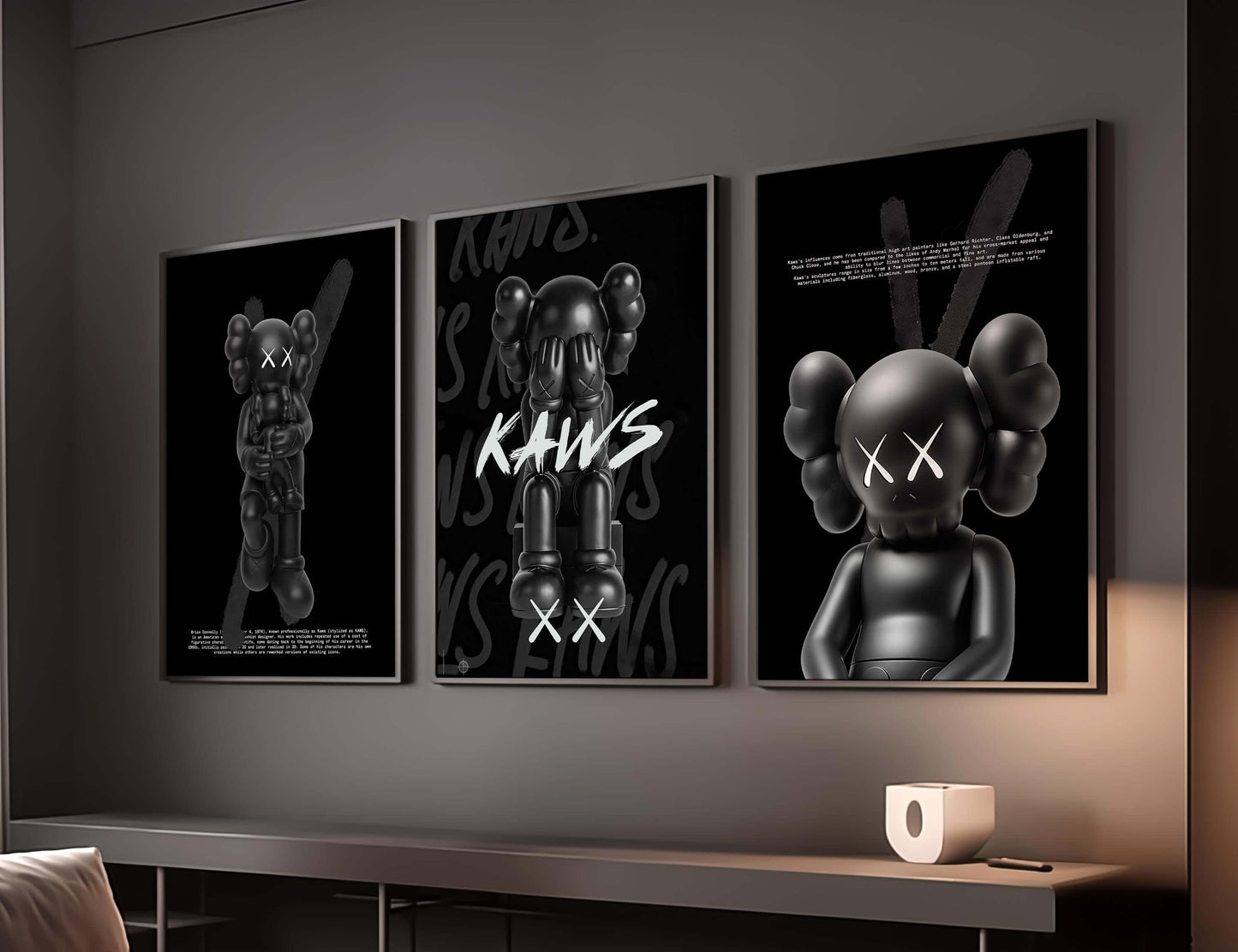 Black Hypebeast Poster Set of 3 - Haus of Prints