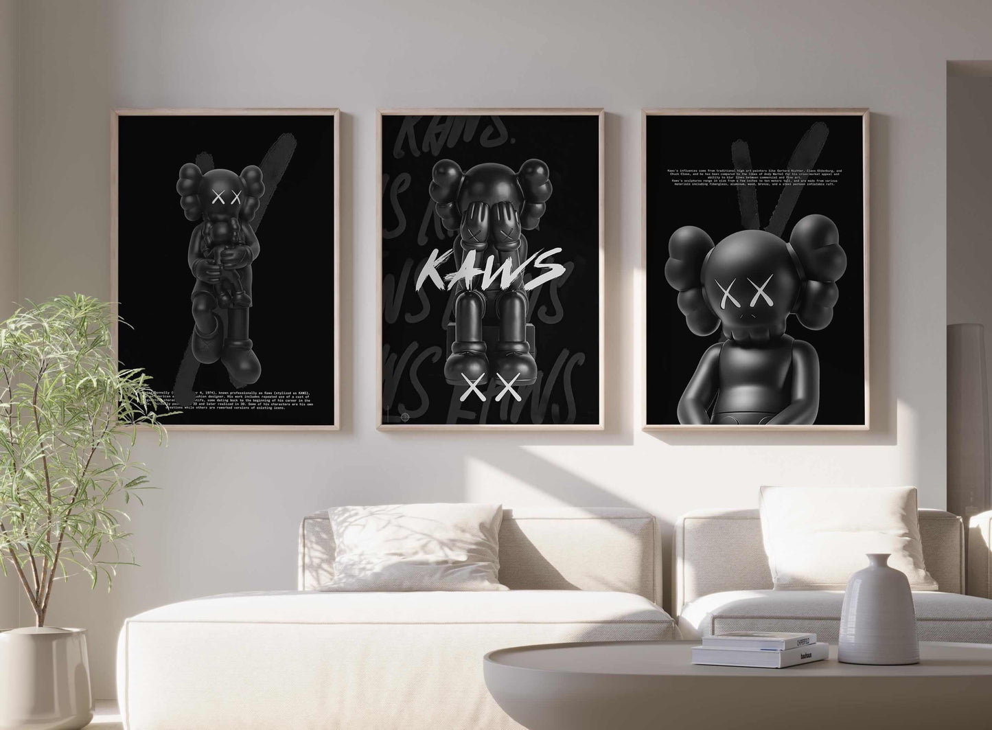 Black Hypebeast Poster Set of 3 - Haus of Prints