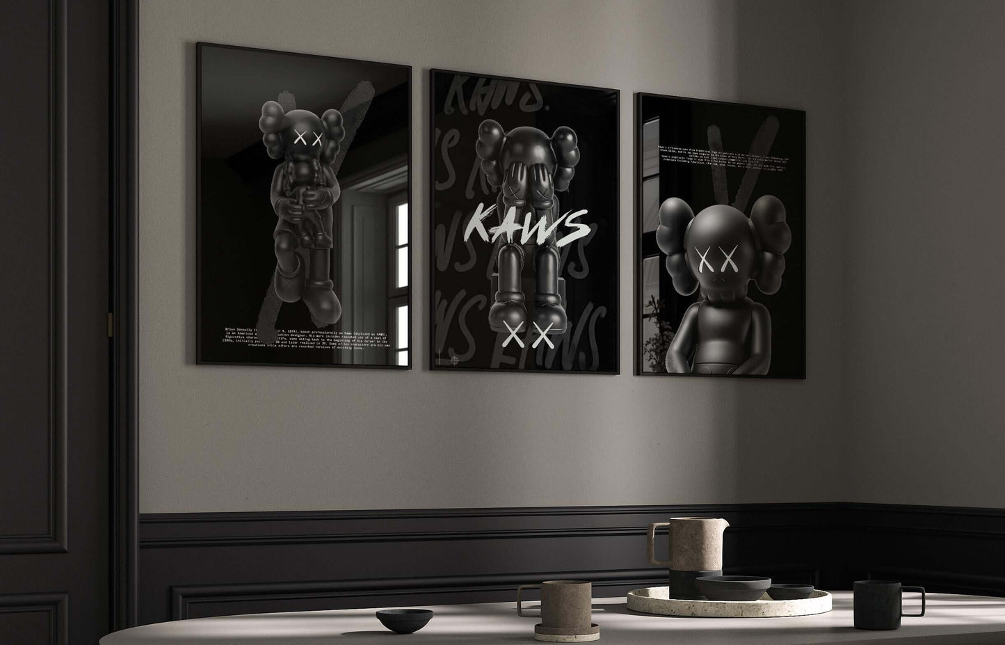 Black Hypebeast Poster Set of 3 - Haus of Prints