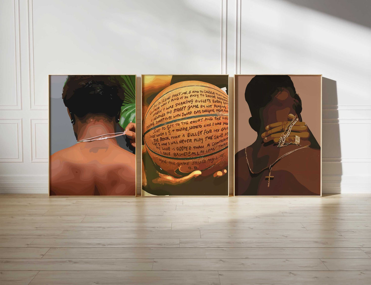 Black Men Cave Poster Set of 6 - Haus of Prints