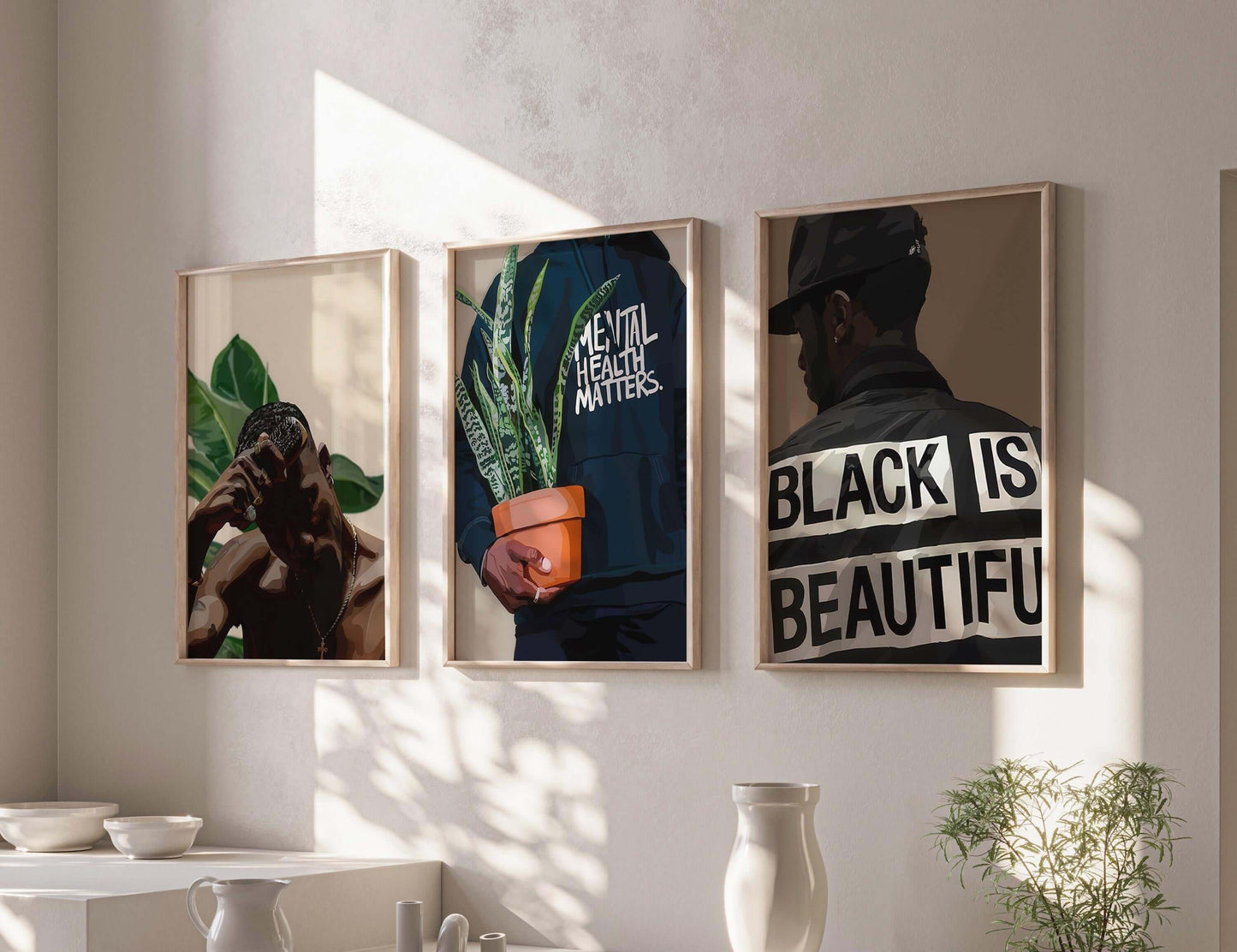 Black Men Printable Wall Art Set of 15 - Haus of Prints