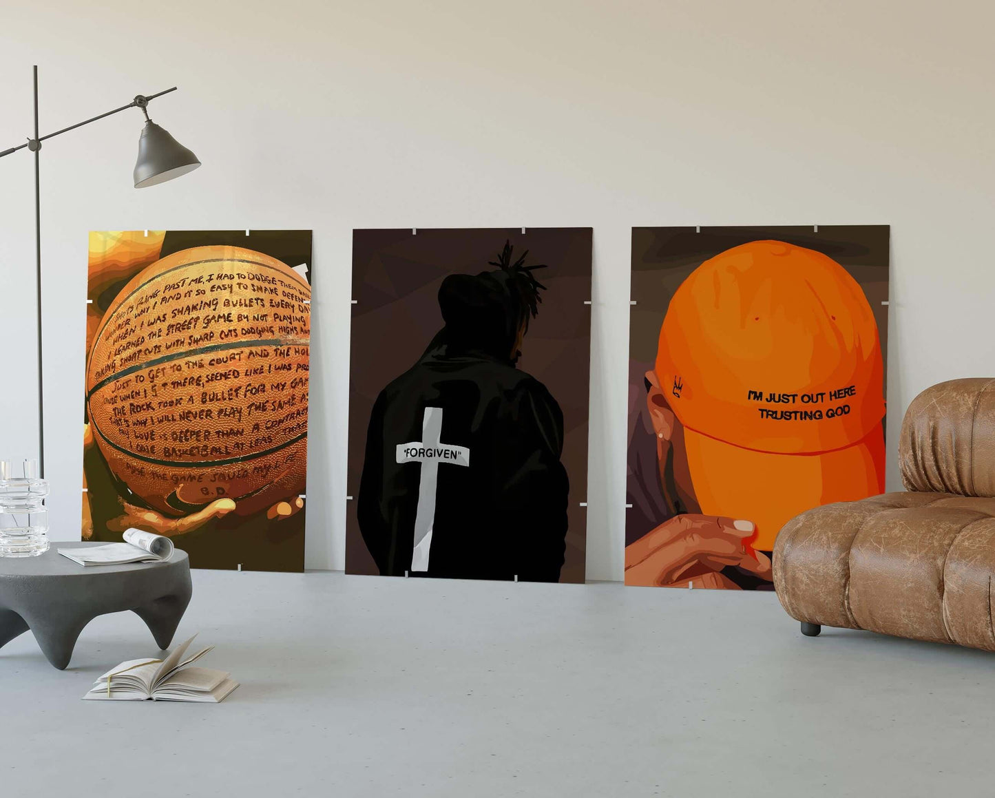Black Men Urban Poster Set of 6 - Haus of Prints