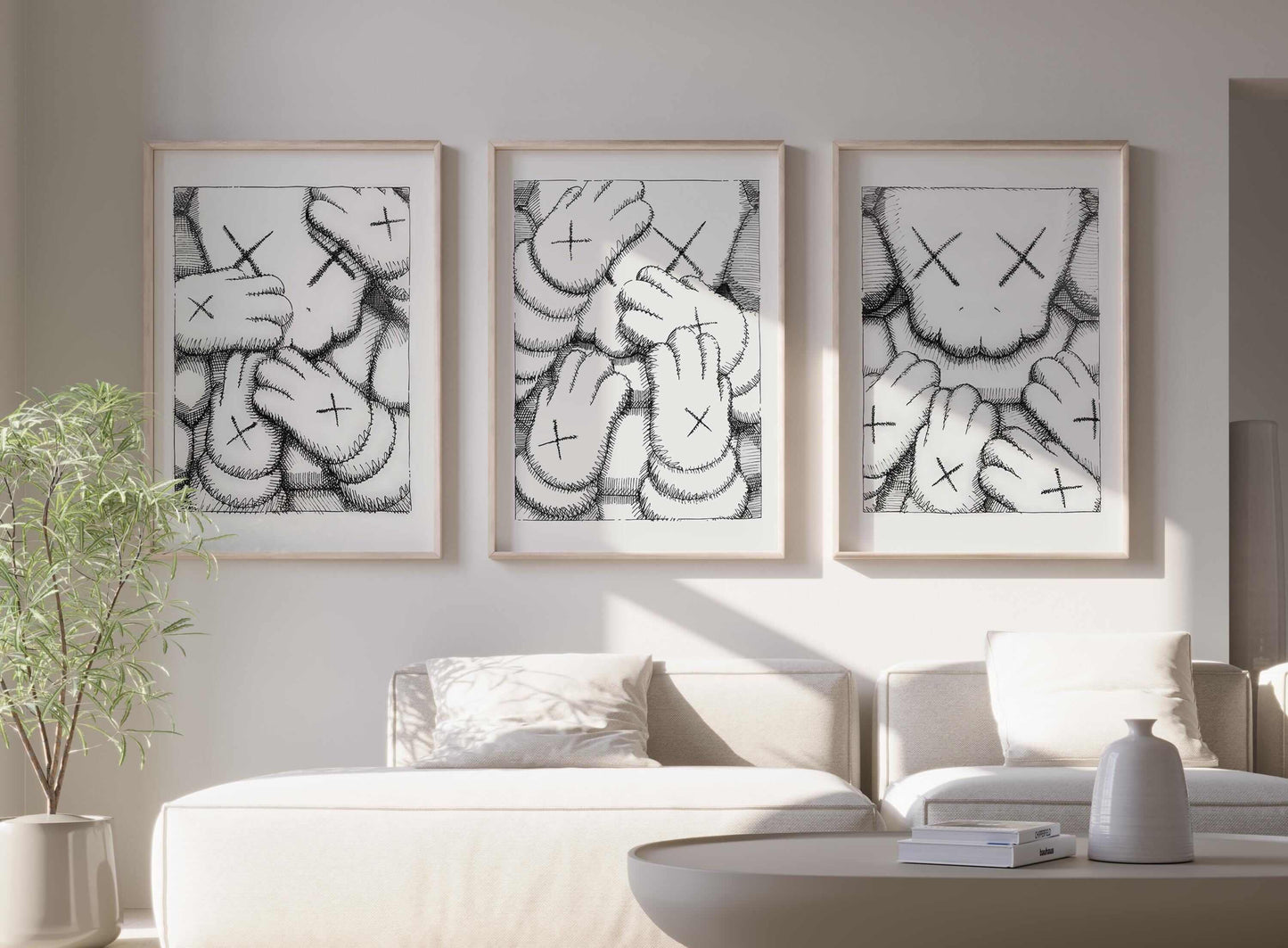 Black and White Toys Set of 3 Posters - Haus of Prints