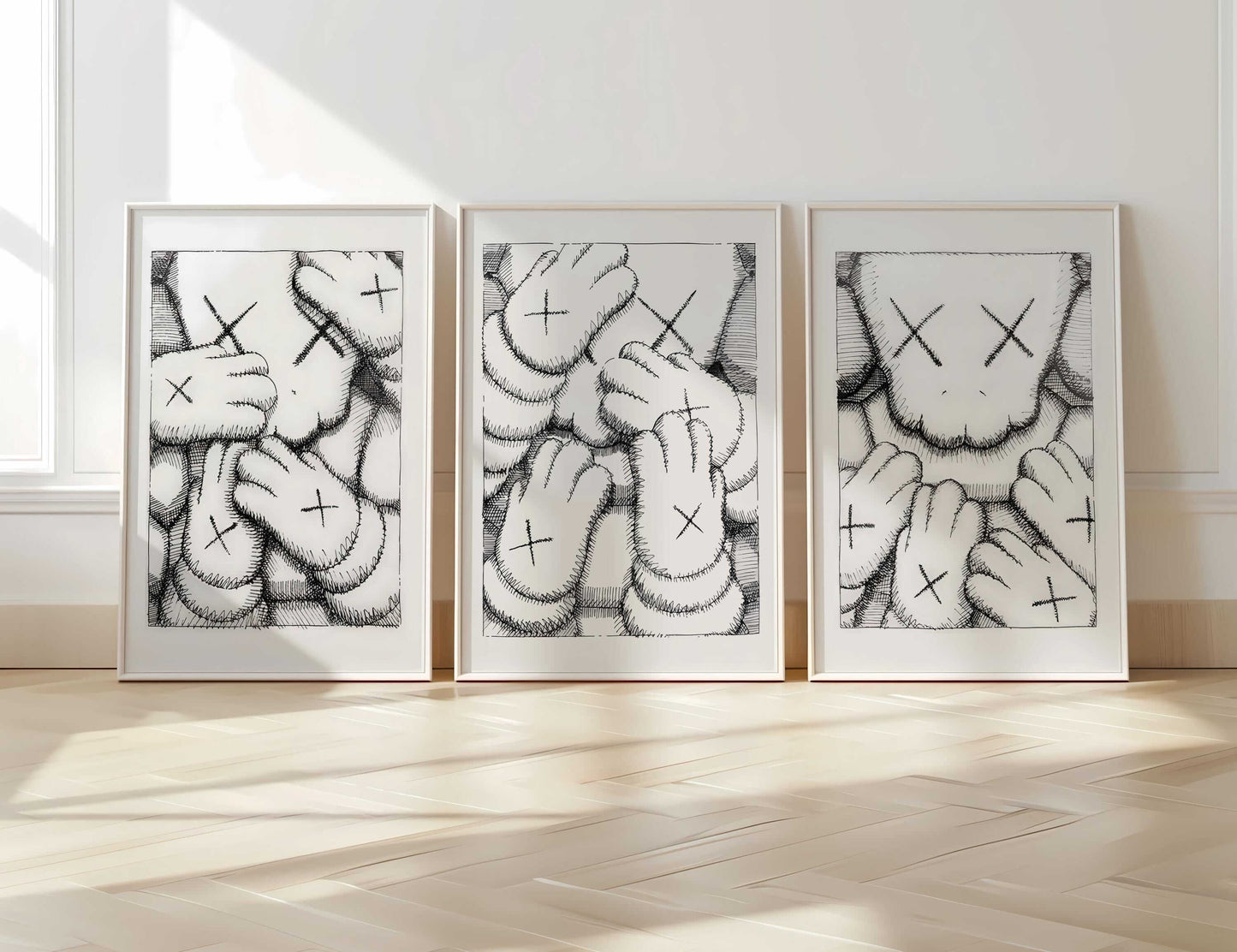 Black and White Toys Set of 3 Posters - Haus of Prints