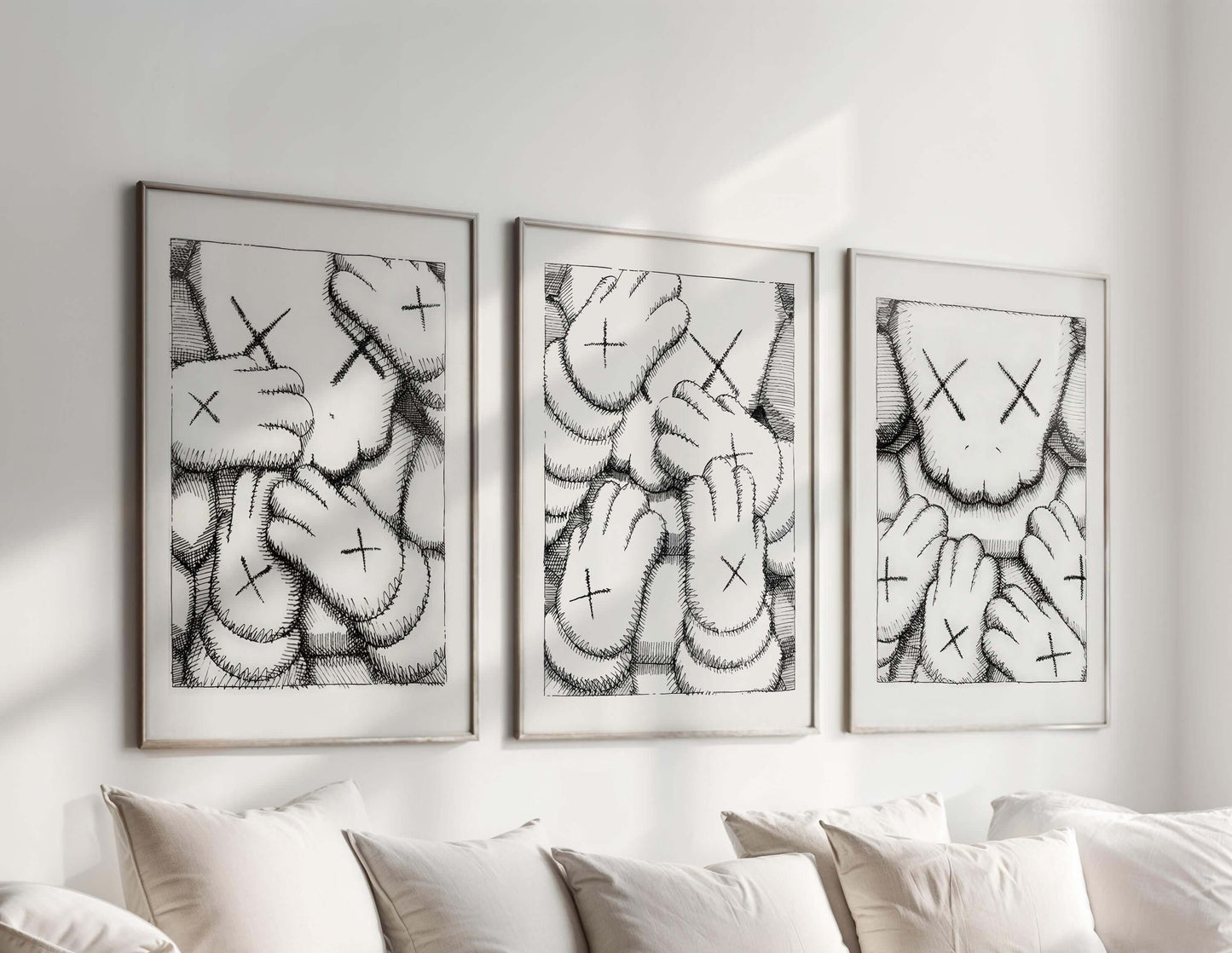 Black and White Toys Set of 3 Posters - Haus of Prints