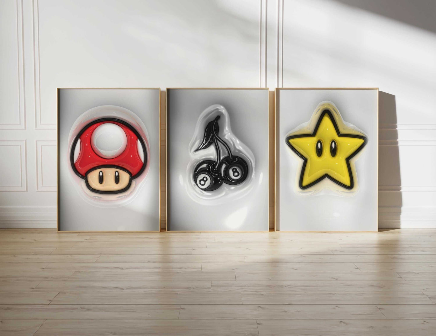 Cool 3D Hypebeast Poster Set of 6 - Haus of Prints