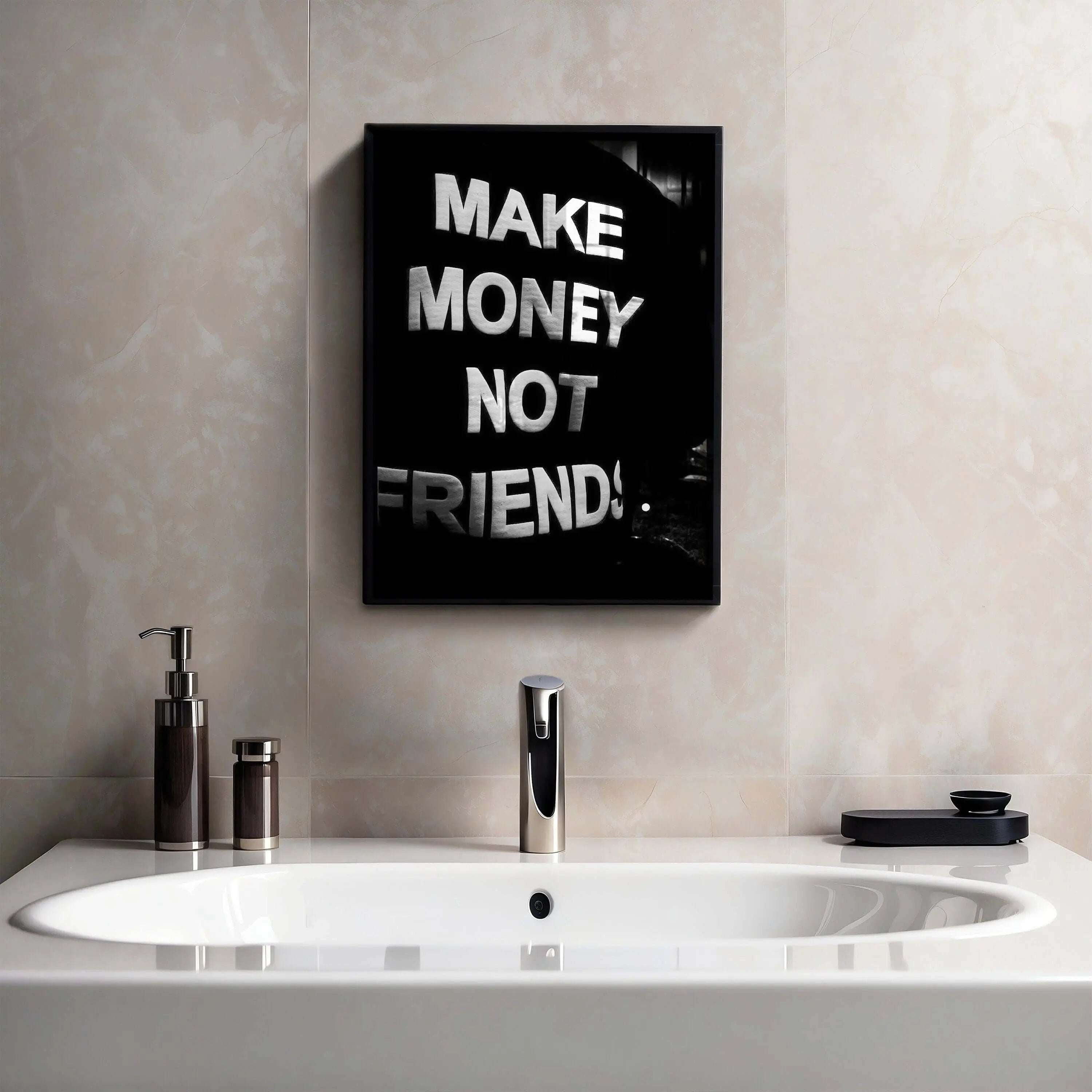 Fashion Quote Wall Art Set of 3 showing three distinct pieces: bold quotes on minimalistic backgrounds for chic styling.