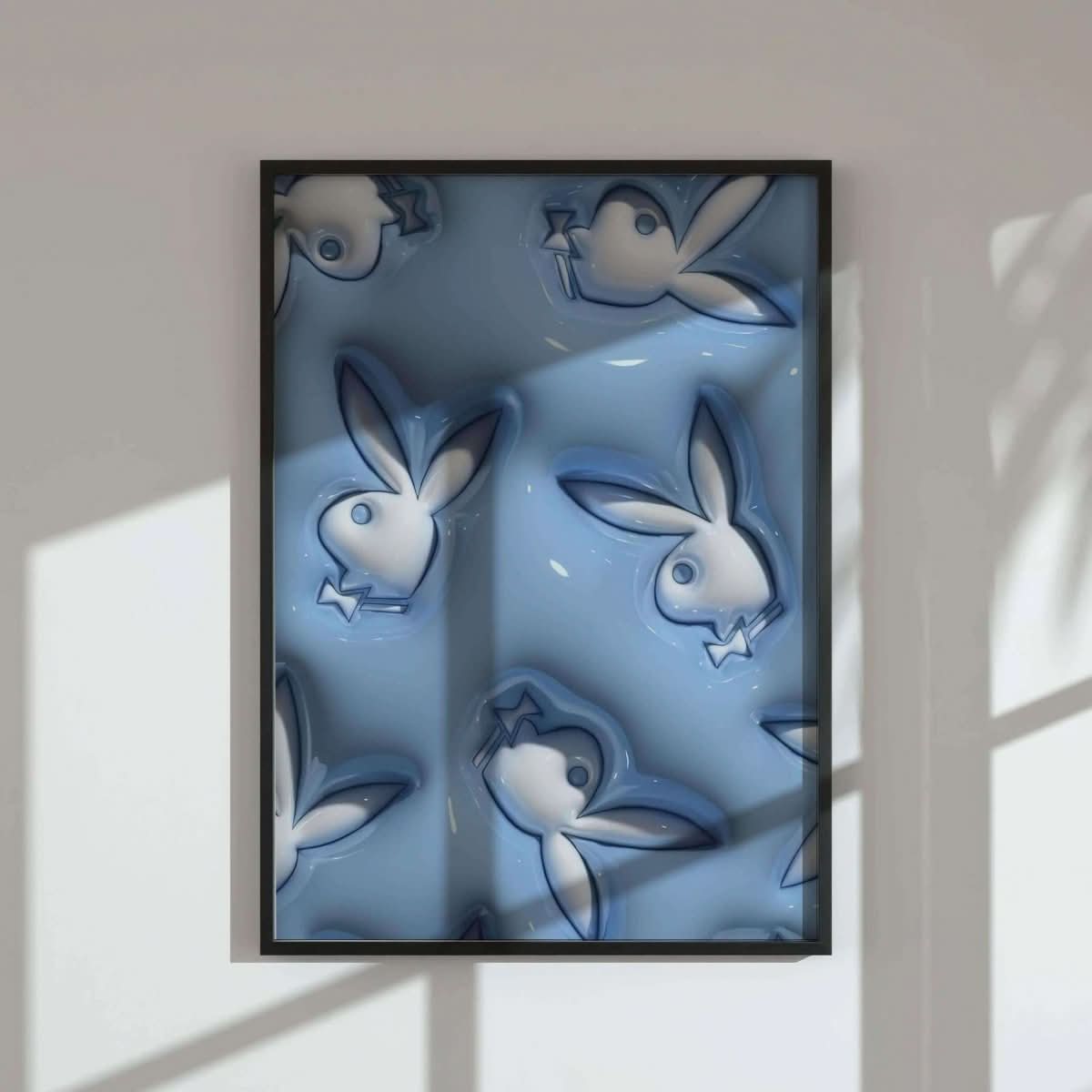 Hypebeast 3D Poster Set of 3 displaying KAWS-inspired wall art that blends vivid colors and urban style.