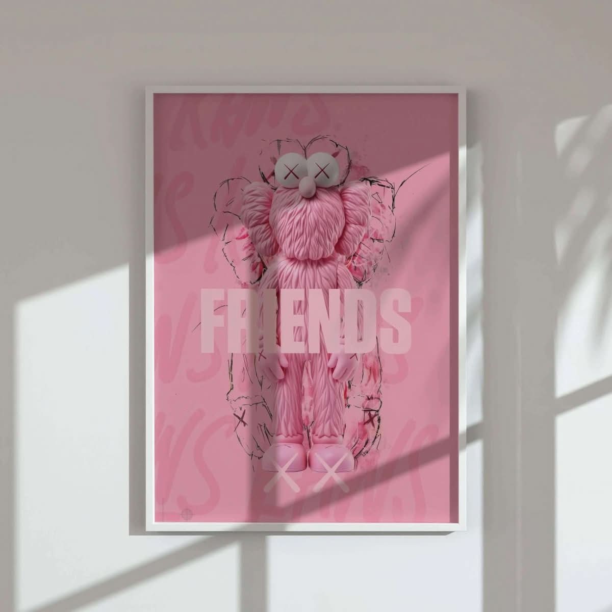 Hypebeast Pink Wall Art Set of 3 featuring bold pink designs that capture the essence of urban culture.