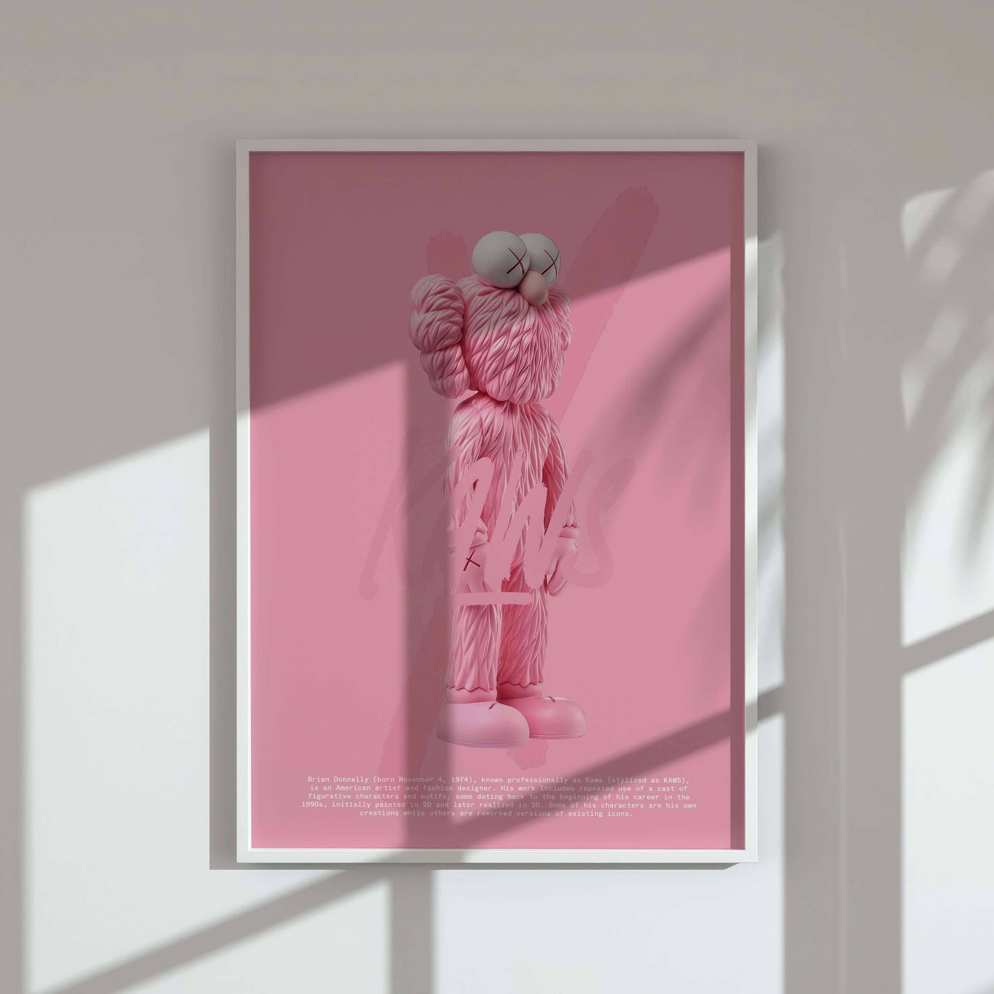 Hypebeast Pink Wall Art Set of 3 - Haus of Prints
