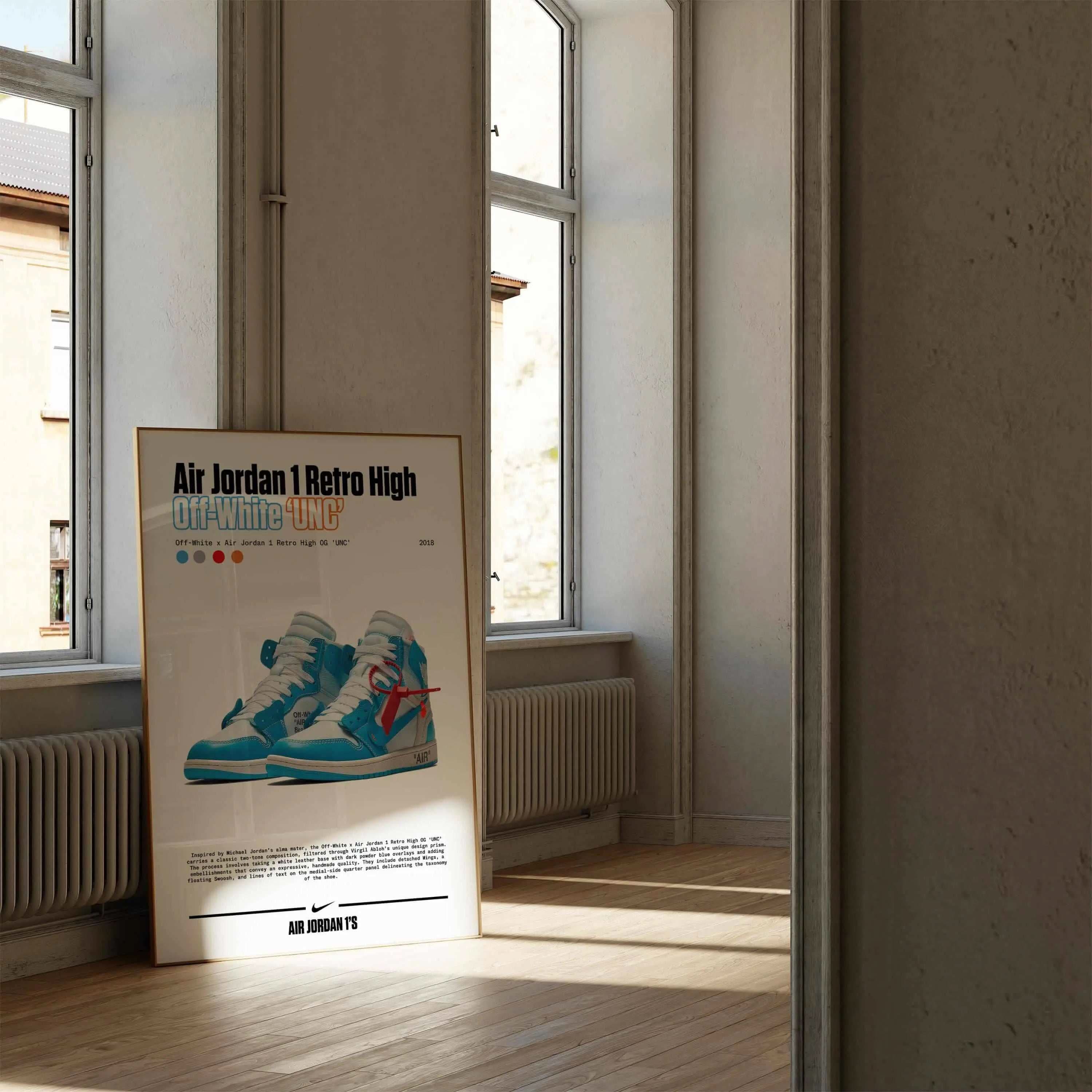 Hypebeast Shoe Printable Wall Art featuring iconic sneaker style, perfect for modern home decor.