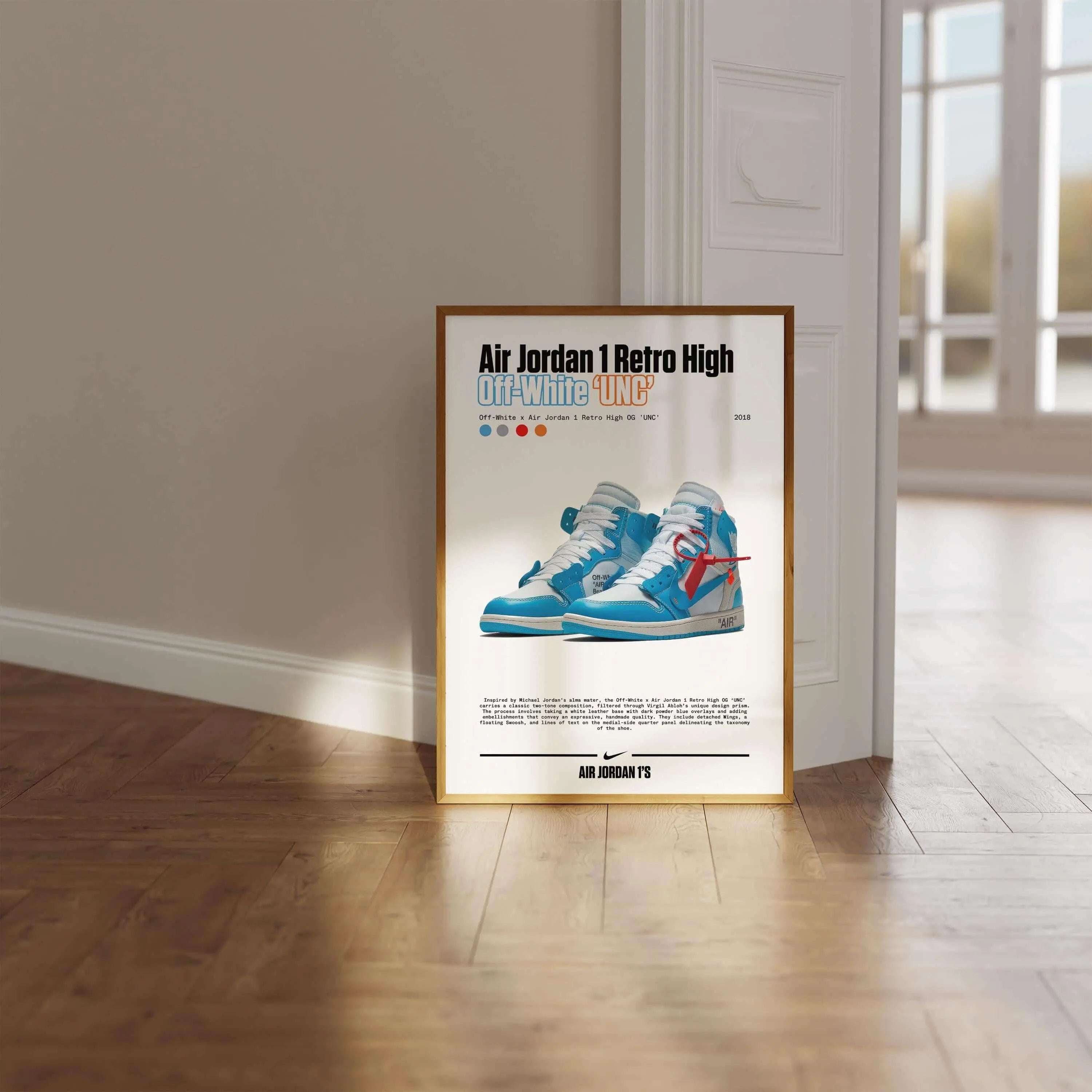 Hypebeast Shoe Printable Wall Art's sneaker illustration ideal for trendy interior design and decor lovers.