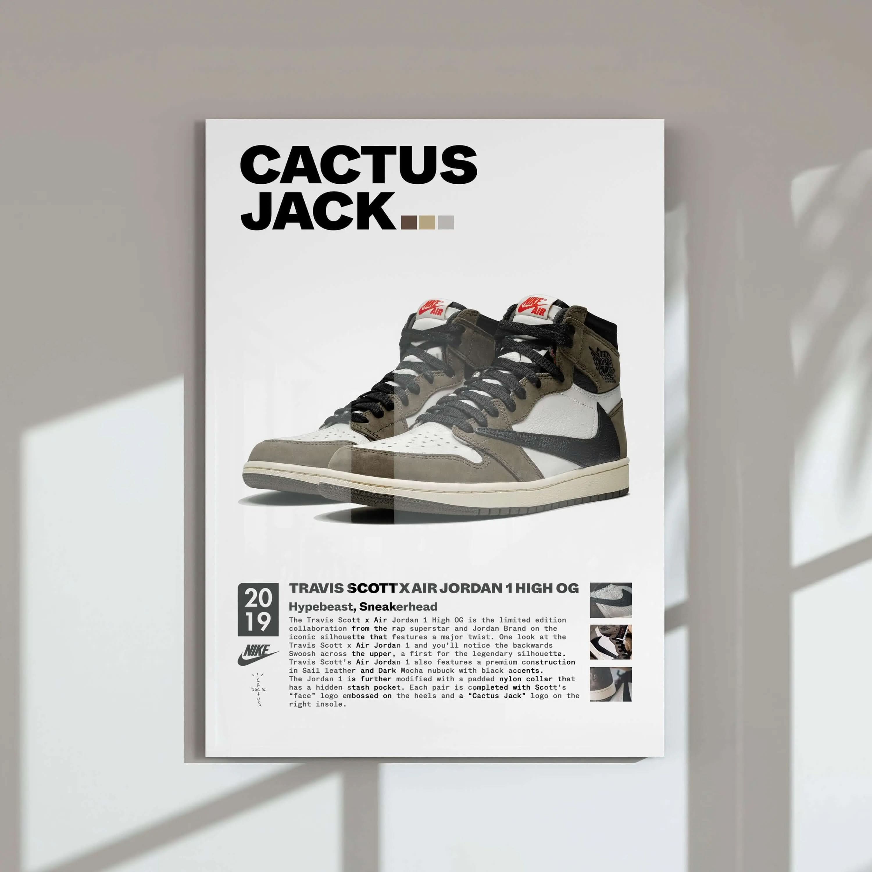 Hypebeast Sneakerhead art print highlights sneaker culture with colorful graphics and stylish presentation.
