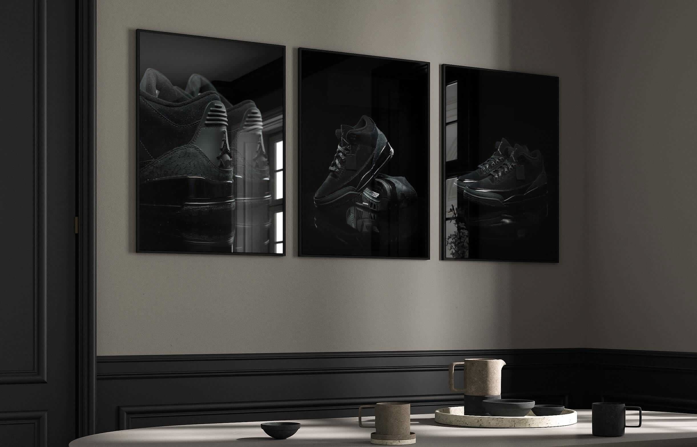 Sneaker artwork from Hypebeast Sneakerhead collection, displaying bold sneaker imagery on a dark backdrop.