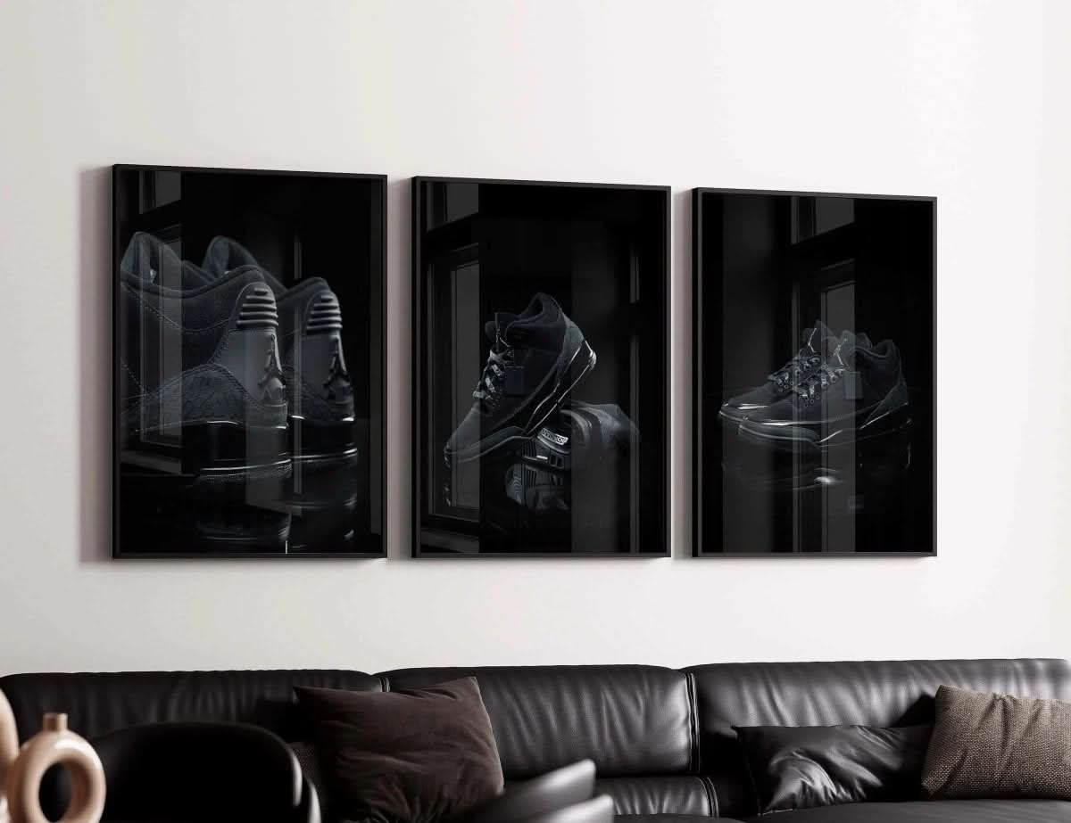 Art piece showcasing Hypebeast Sneakerhead sneakers, highlighting modern street style aesthetics.
