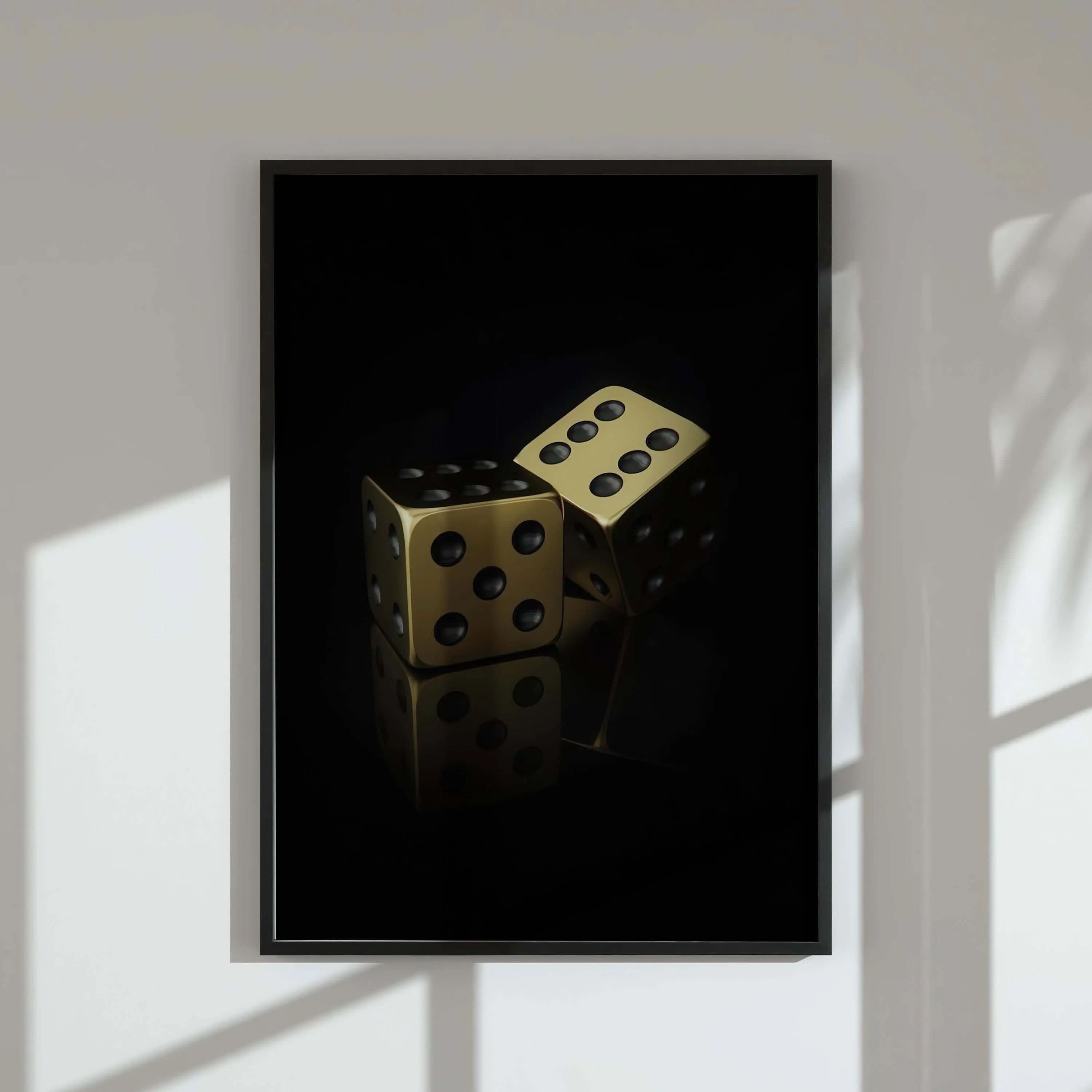 Intricate design of the King of Spades card, part of the Luxury Playing Card Wall Art Set's elegant collection.
