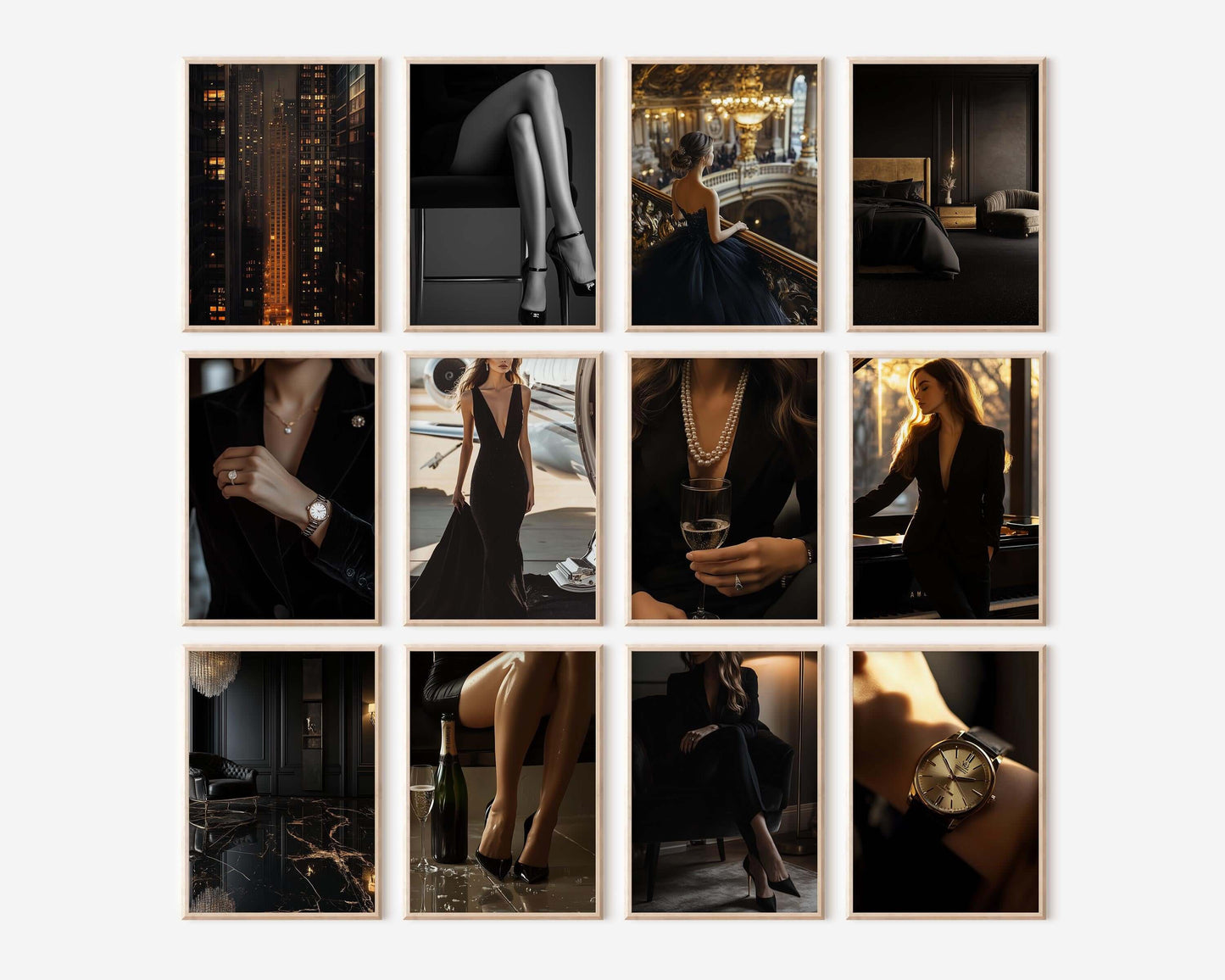 Modern Luxury Wall Art Set of 150 - Haus of Prints