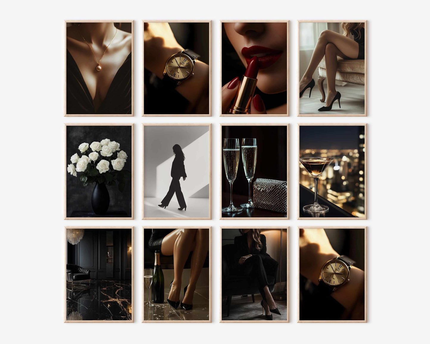 Modern Luxury Wall Art Set of 150 - Haus of Prints