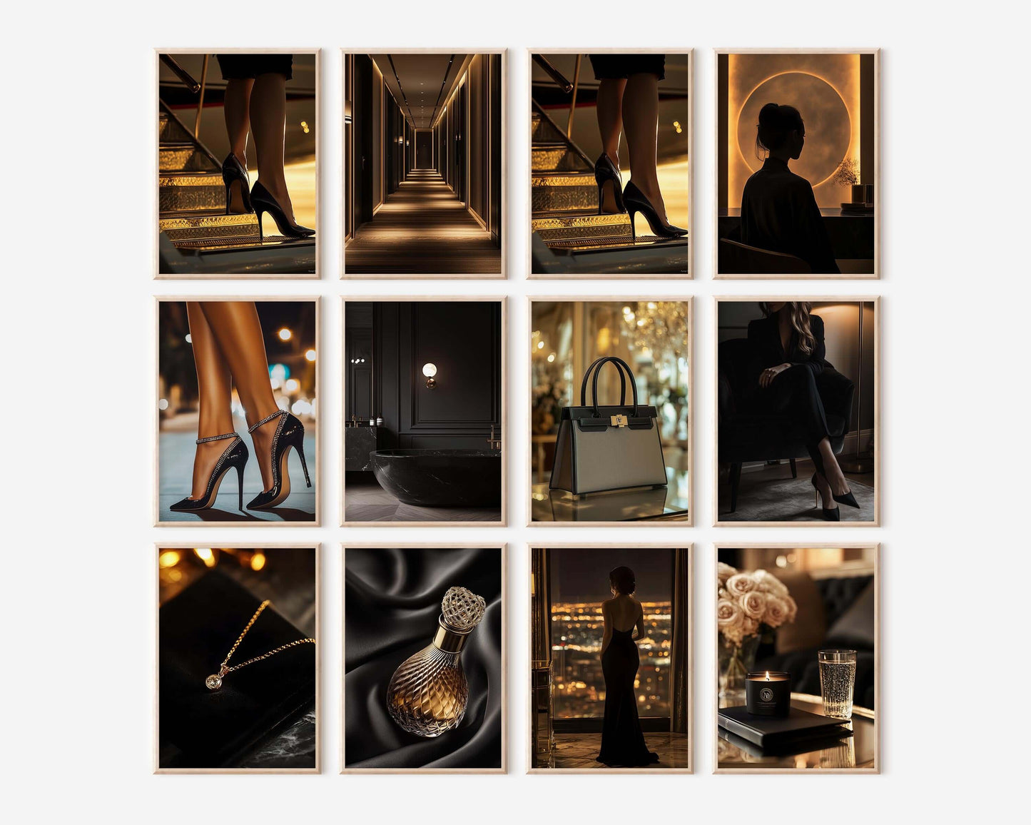 Modern Luxury Wall Art Set of 150 - Haus of Prints