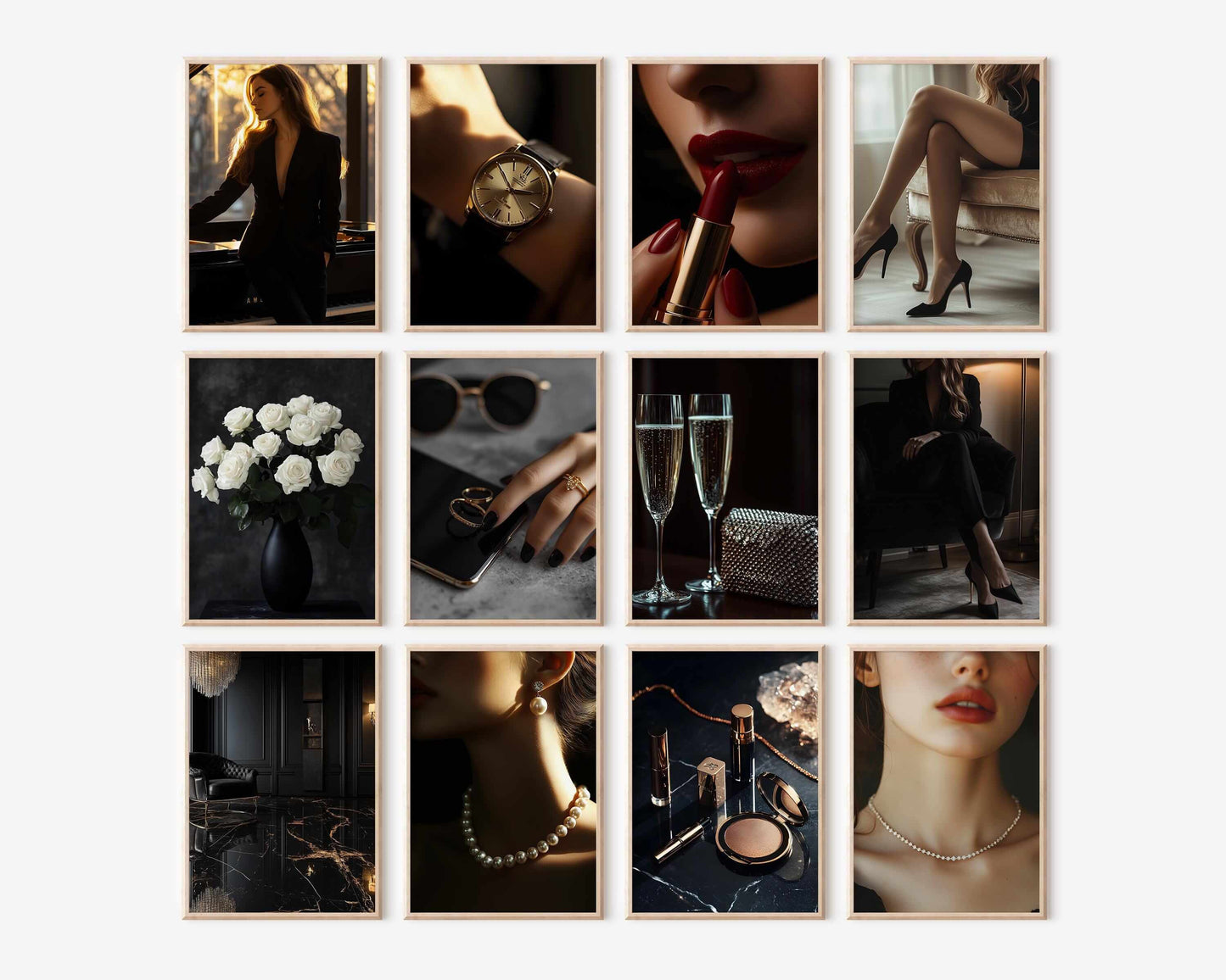Modern Luxury Wall Art Set of 150 - Haus of Prints