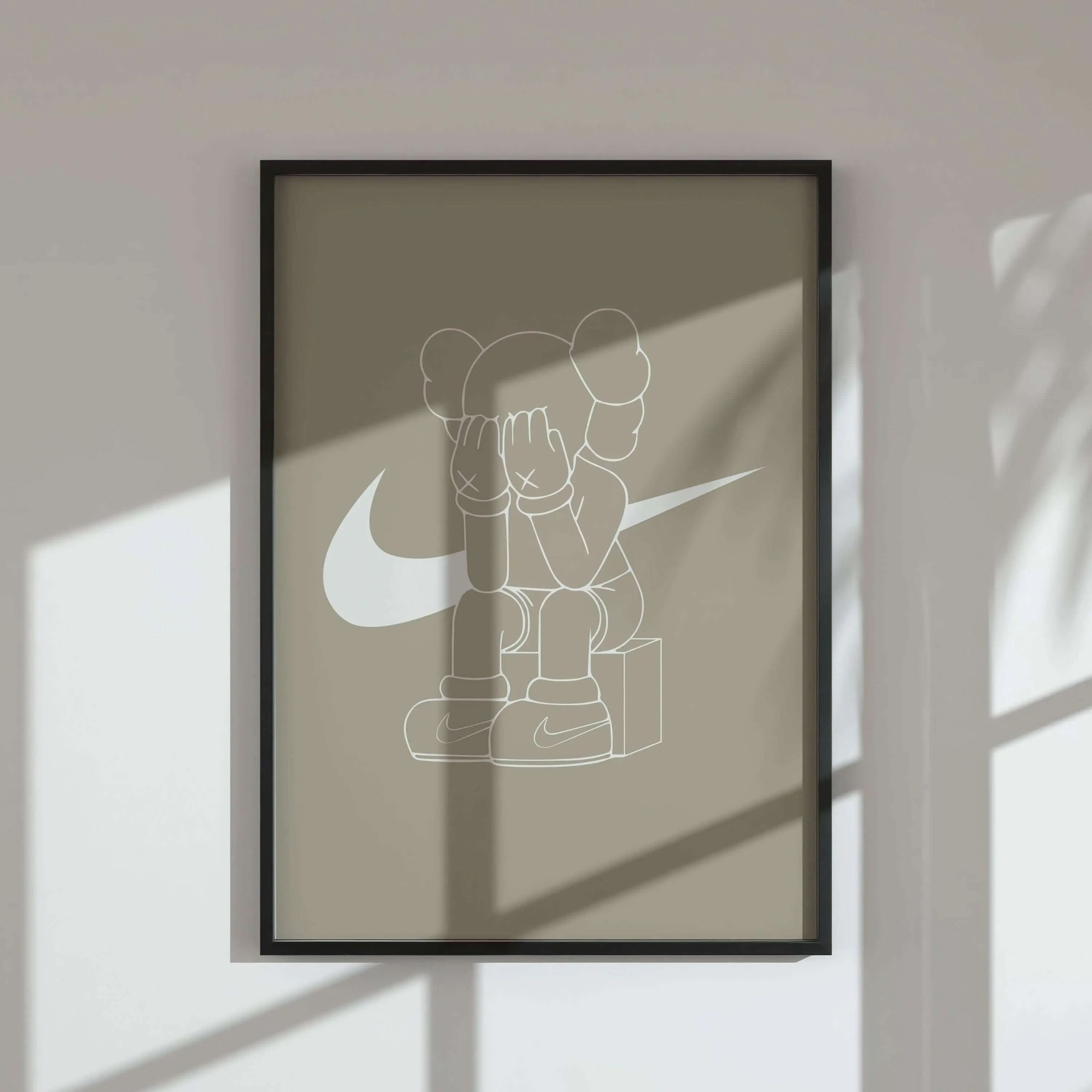 Unique design of Nike Hypebeast Sneaker Poster with stylish sneaker illustrations and modern layout.