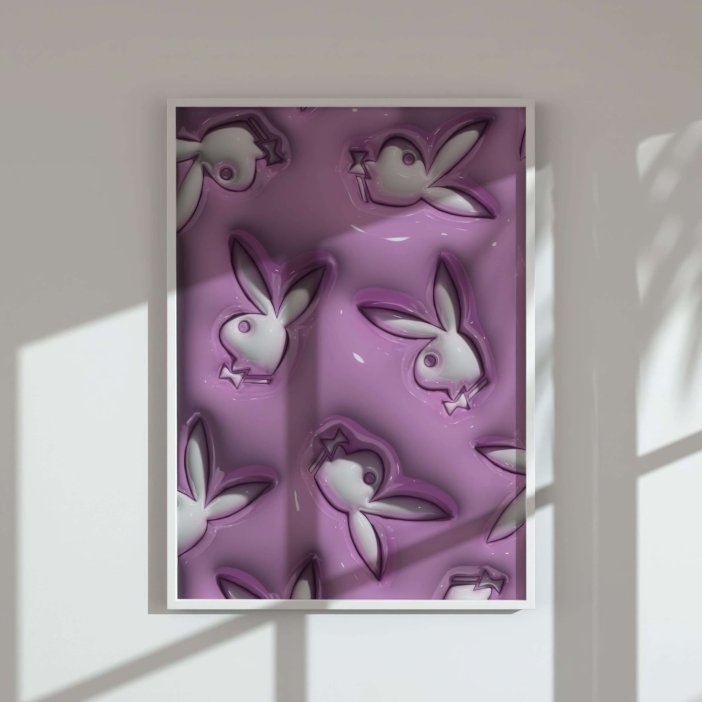 PINK Hypebeast 3D Poster Set of 3 - Haus of Prints