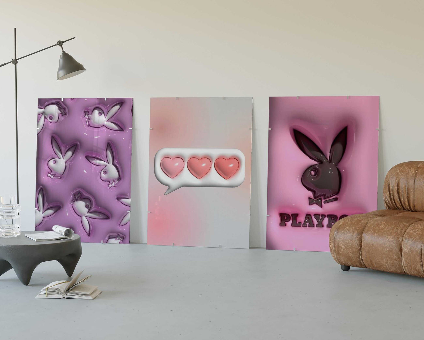 Pink Hypebeast Room Decor Set of 6 - Haus of Prints