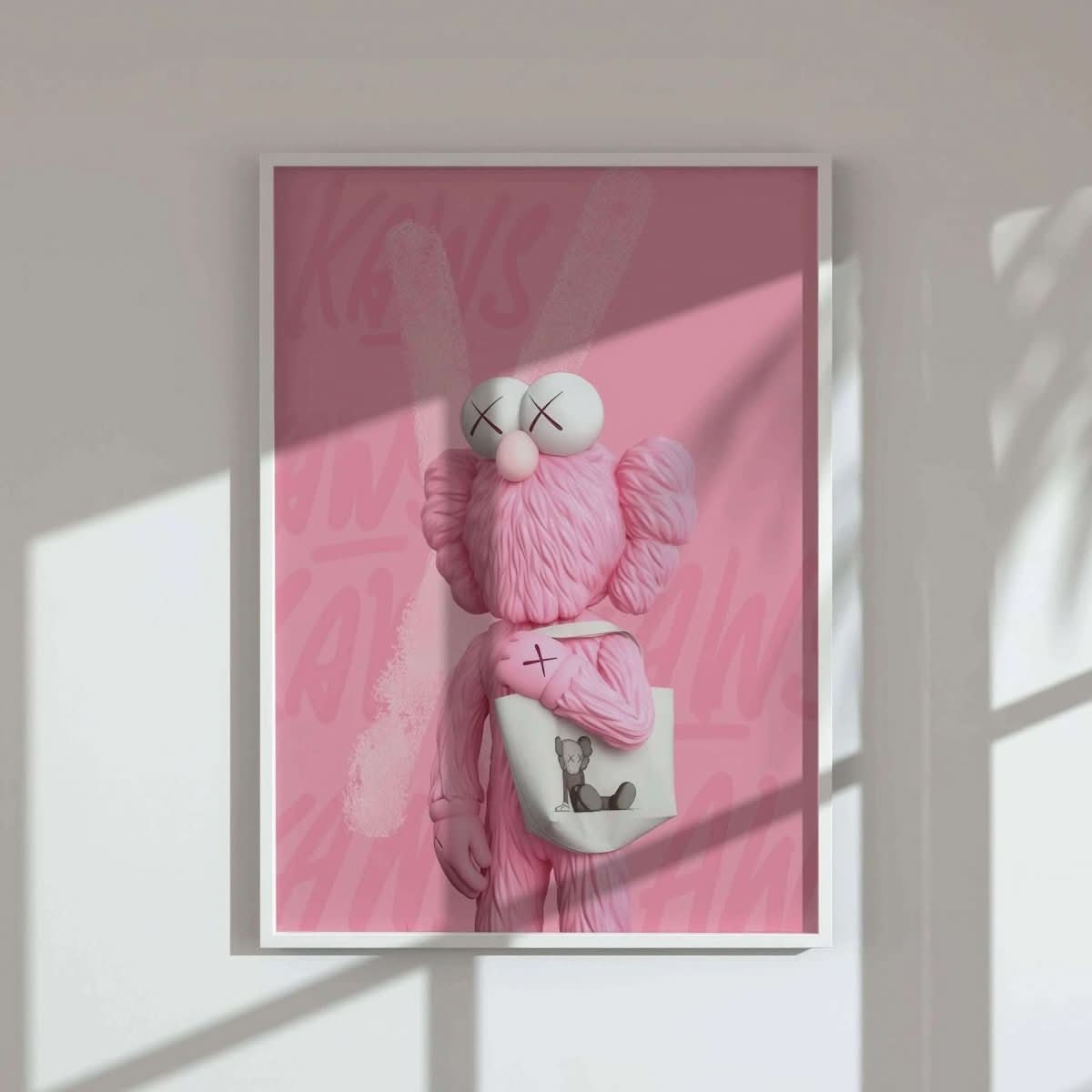 Bold Pink Hypebeast Wall Art Set of 3 highlighting urban art influences perfect for stylish interiors.