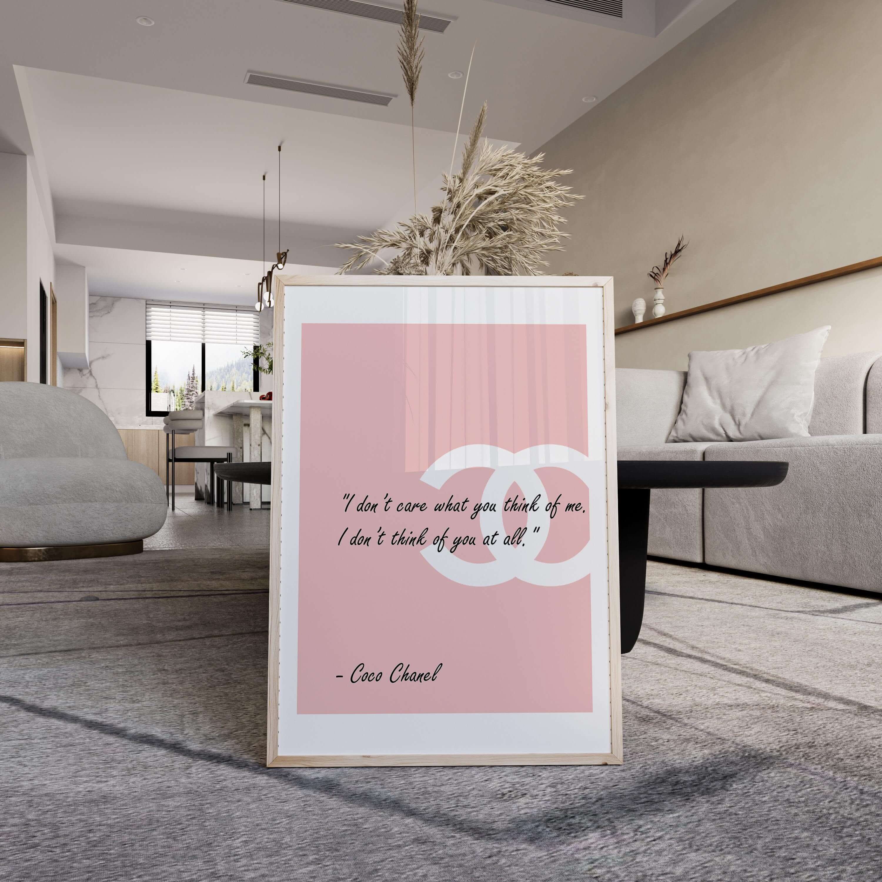 Fifth view of Pink Luxury Fashion Prints Set of 3, emphasizing modern fashion elements in decor.