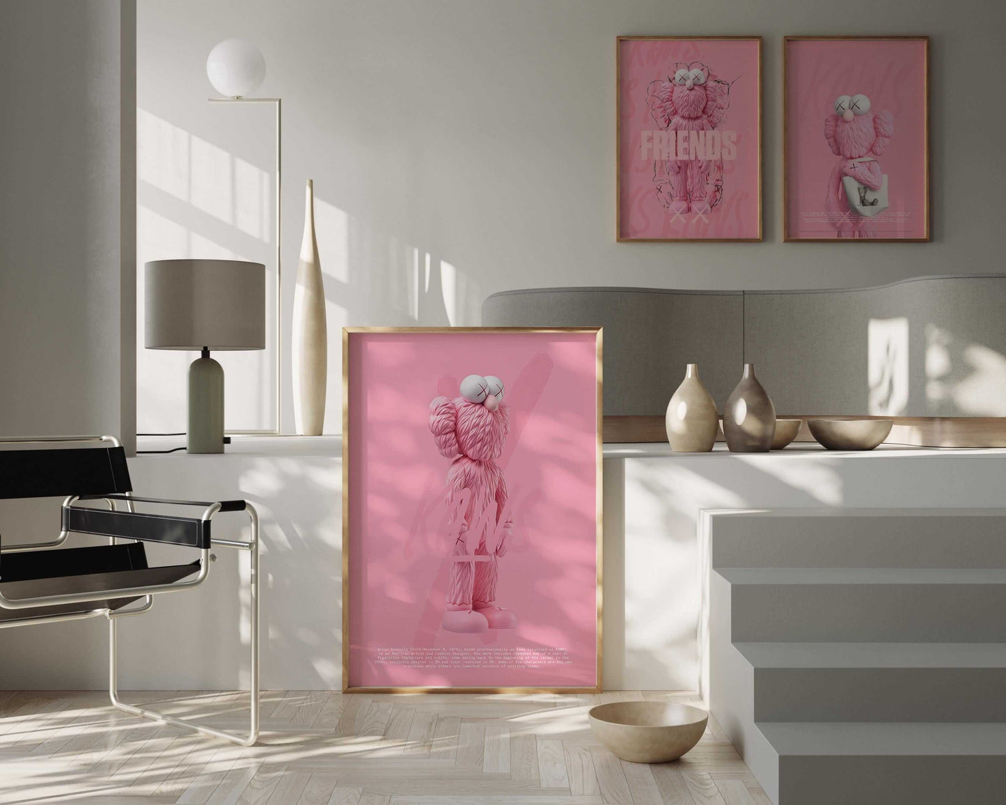 Pink Urban Wall Art Set of 3 - Haus of Prints