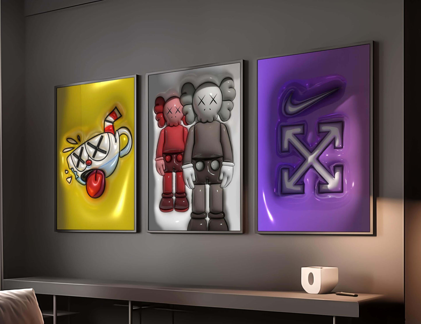 Set of 12 Hypebeast 3D Prints - Haus of Prints