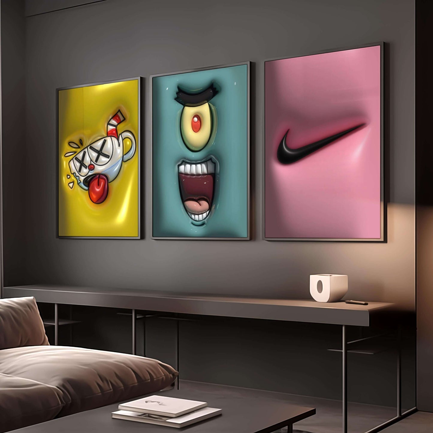 Set of 16 Hypebeast 3D Wall Art Posters - Haus of Prints