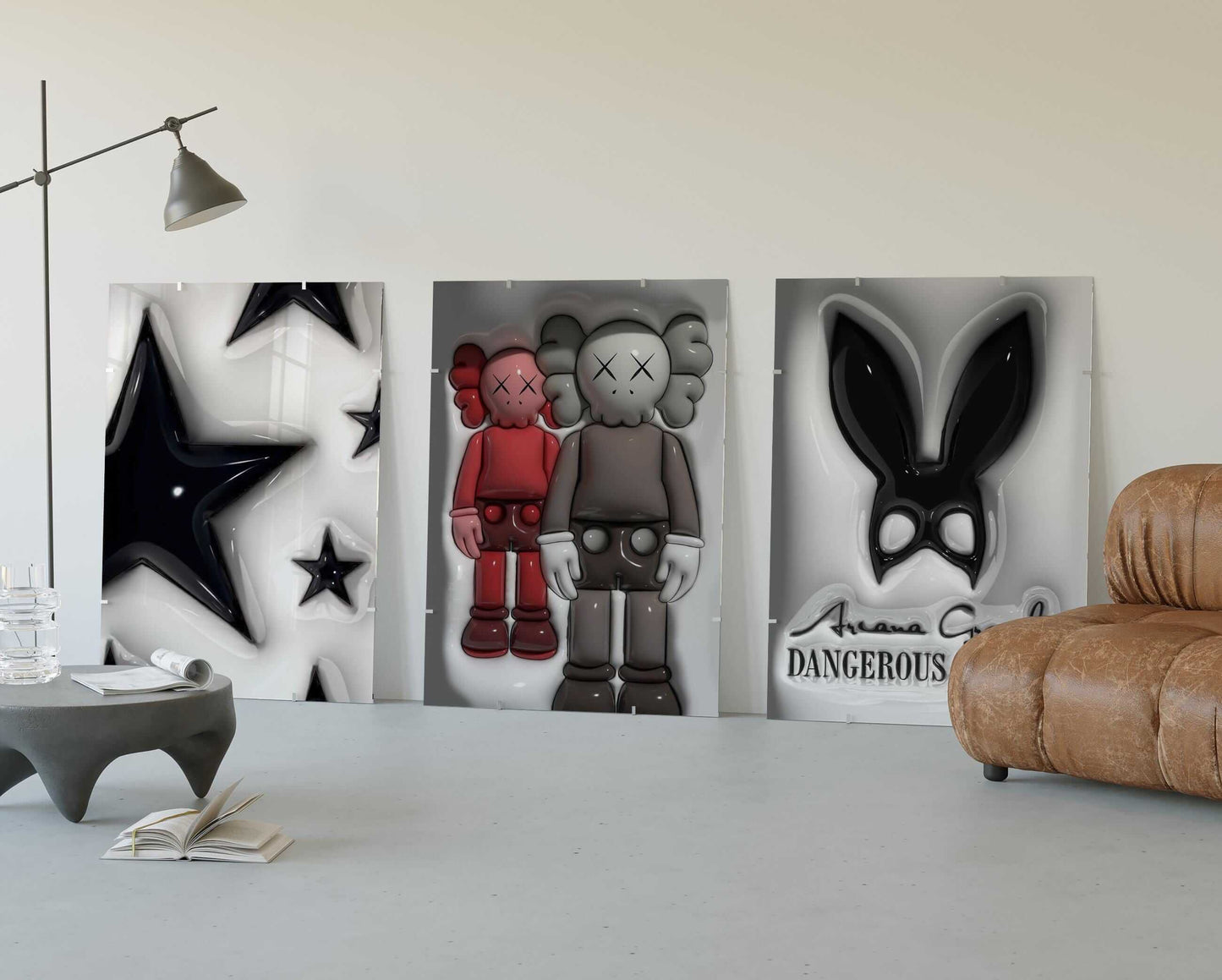 Set of 16 Hypebeast 3D Wall Art Posters - Haus of Prints