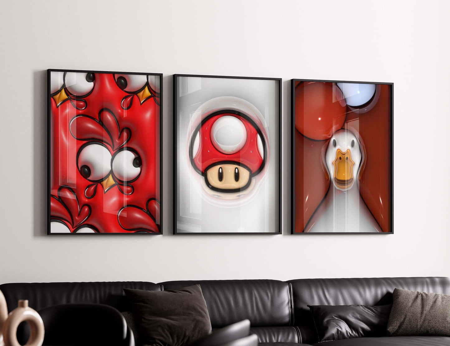 Set of 16 Hypebeast 3D Wall Art Posters - Haus of Prints