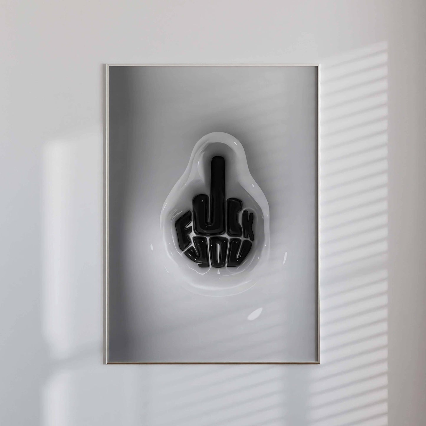 Set of 3 Hypebeast Black and White Posters - Haus of Prints