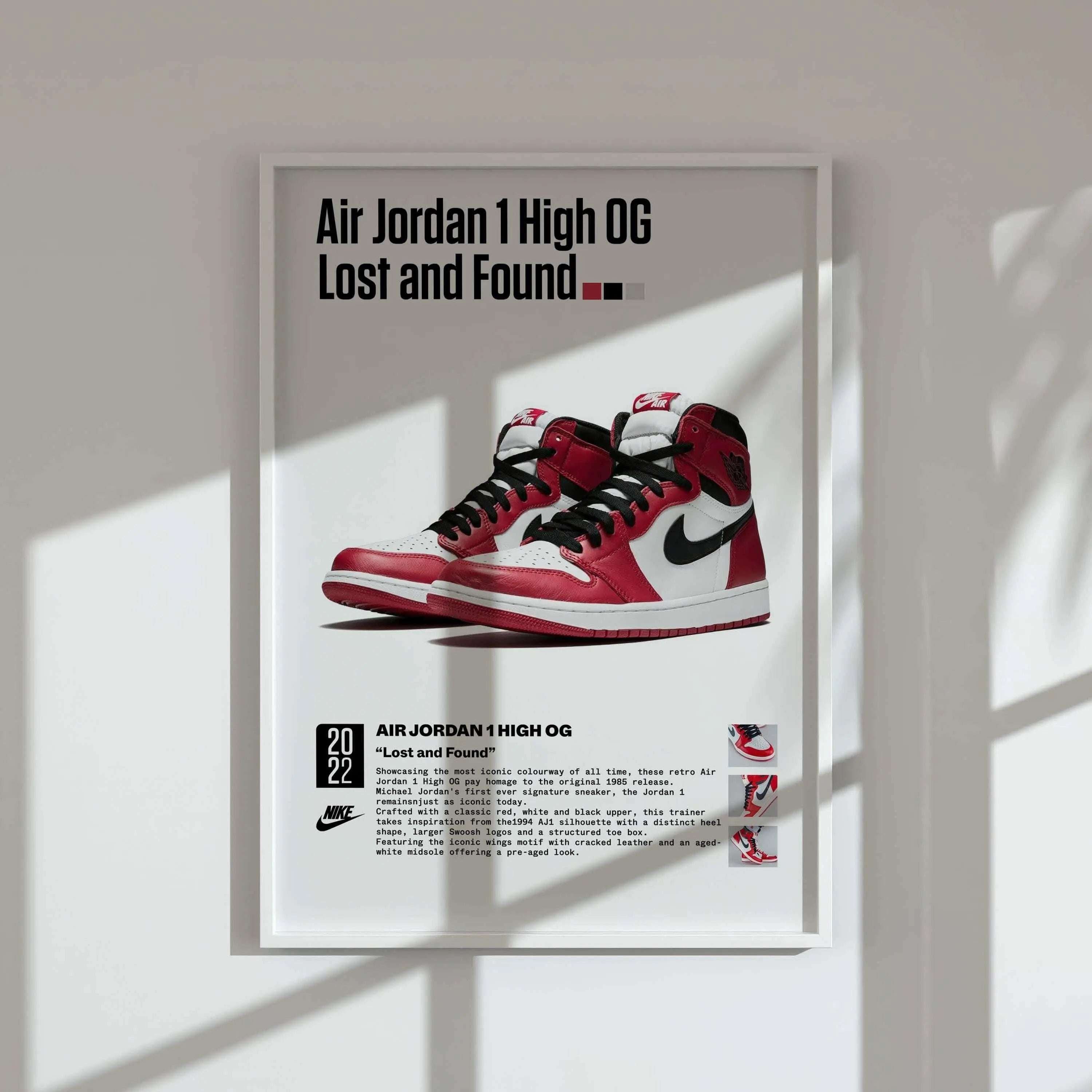Vibrant digital wall art featuring the Streetwear Sneakerhead Decoration Poster with stylish sneaker designs.