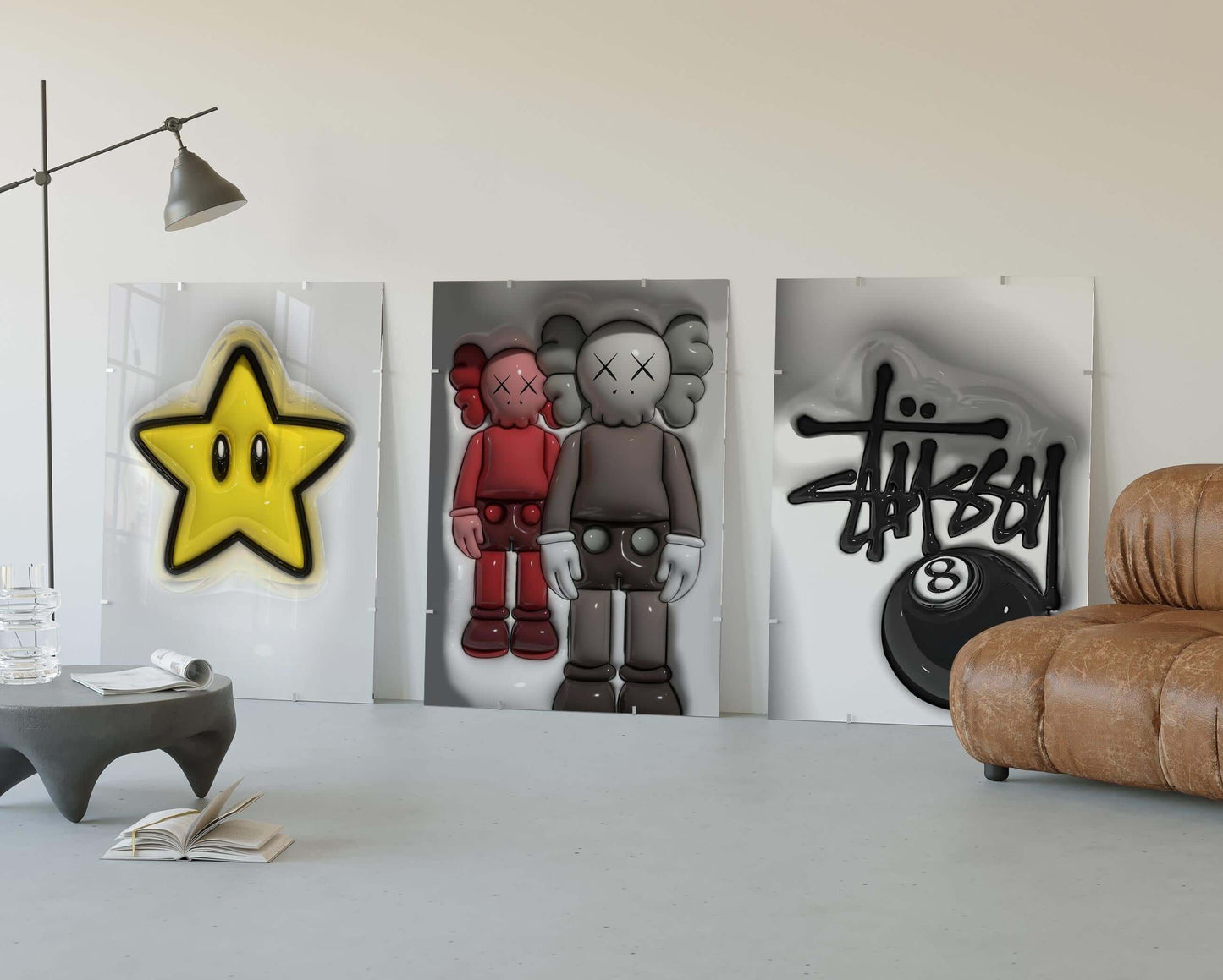 Trendy Hypebeast 3D Room Decor Set of 12 - Haus of Prints