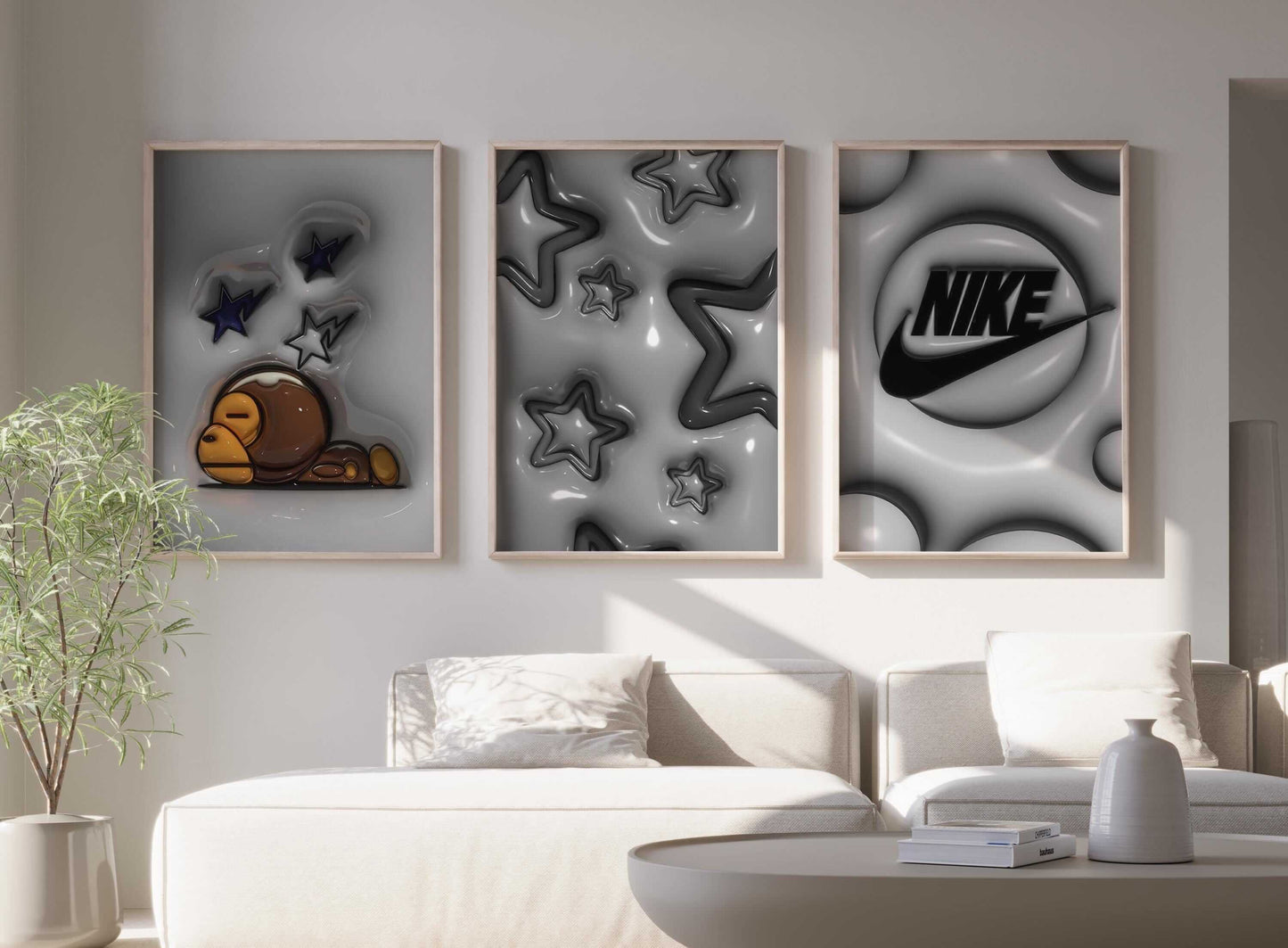 Trendy Hypebeast 3D Room Decor Set of 12 - Haus of Prints
