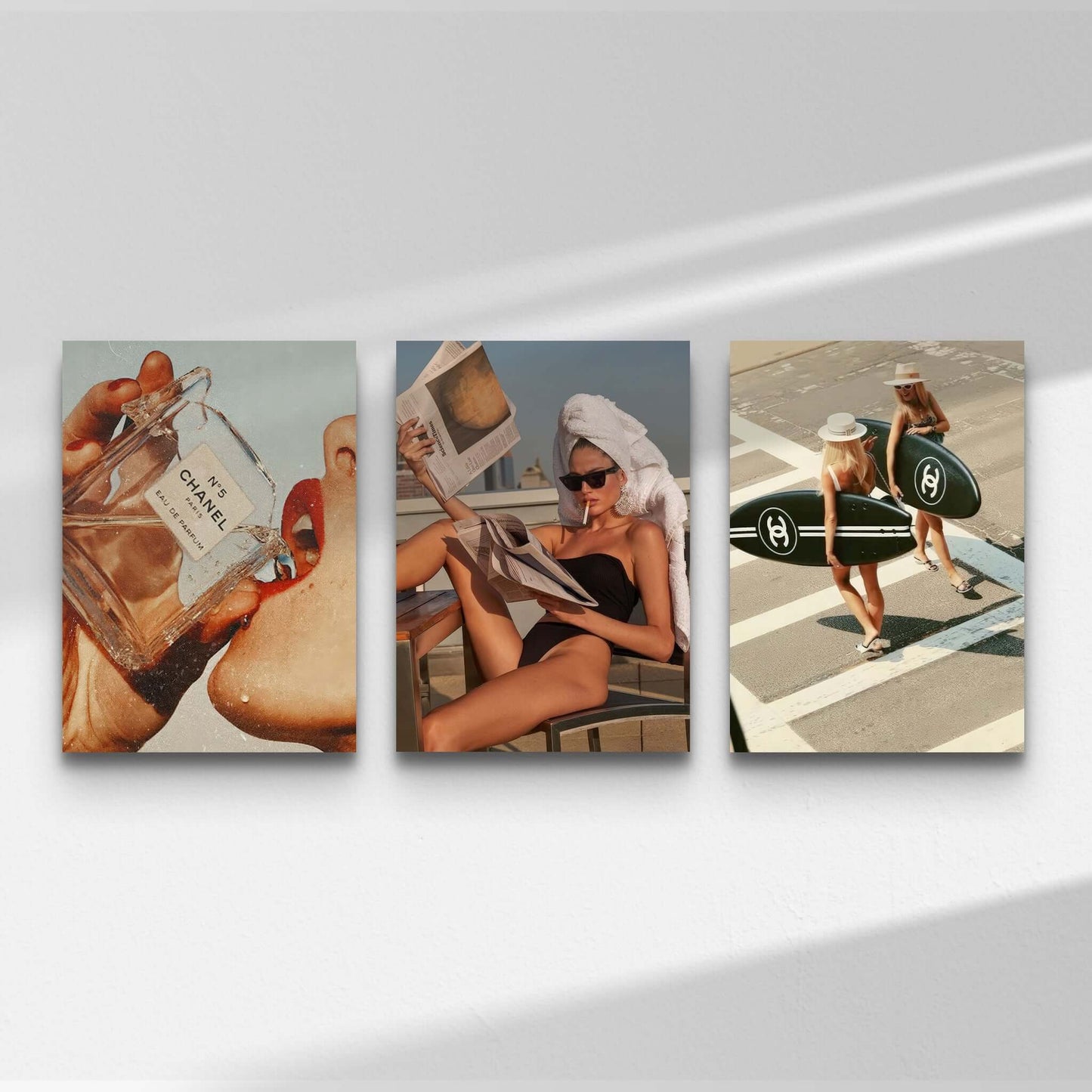 Vintage Fashion Poster Set of 3 - Haus of Prints