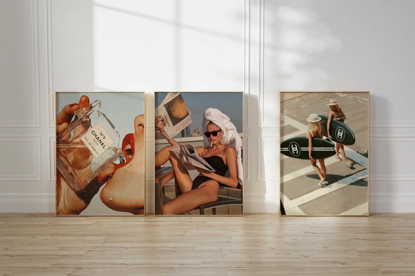 Vintage Fashion Poster Set of 3 - Haus of Prints