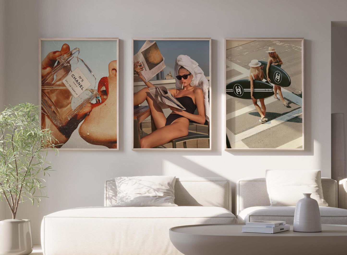 Vintage Fashion Poster Set of 3 - Haus of Prints