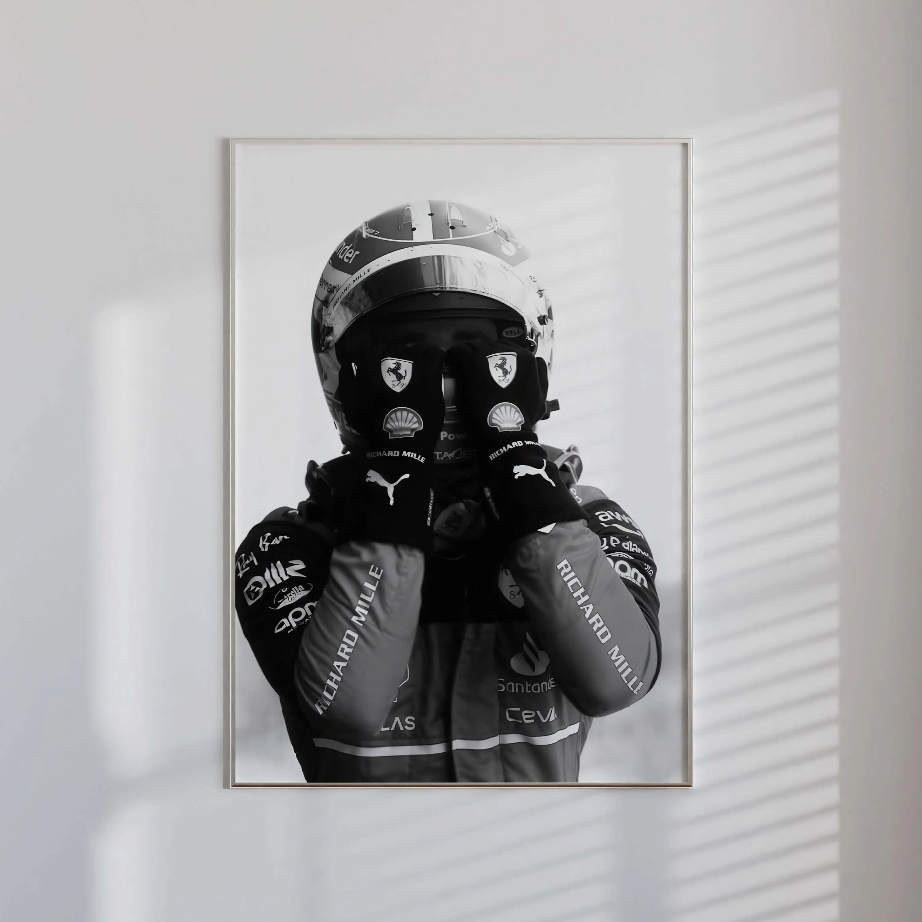 Action-packed Vintage Formula 1 Wall Art showcasing dynamic racing visuals, suitable for modern decor.