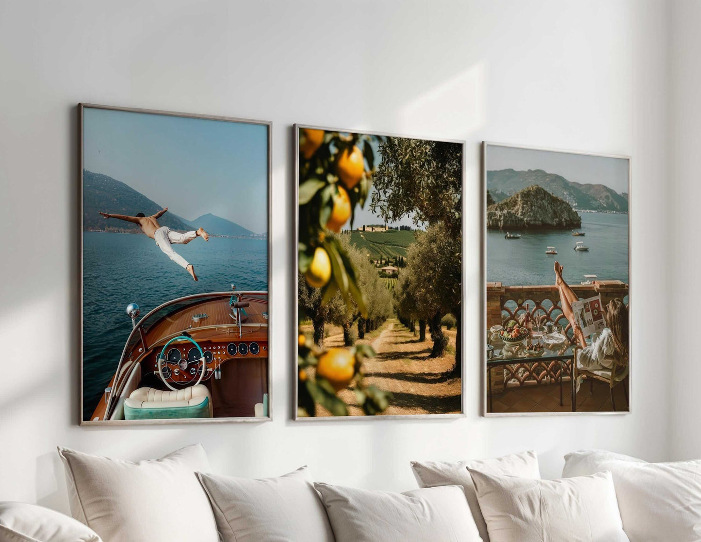 Vintage Seascape Prints Set of 3 - Haus of Prints