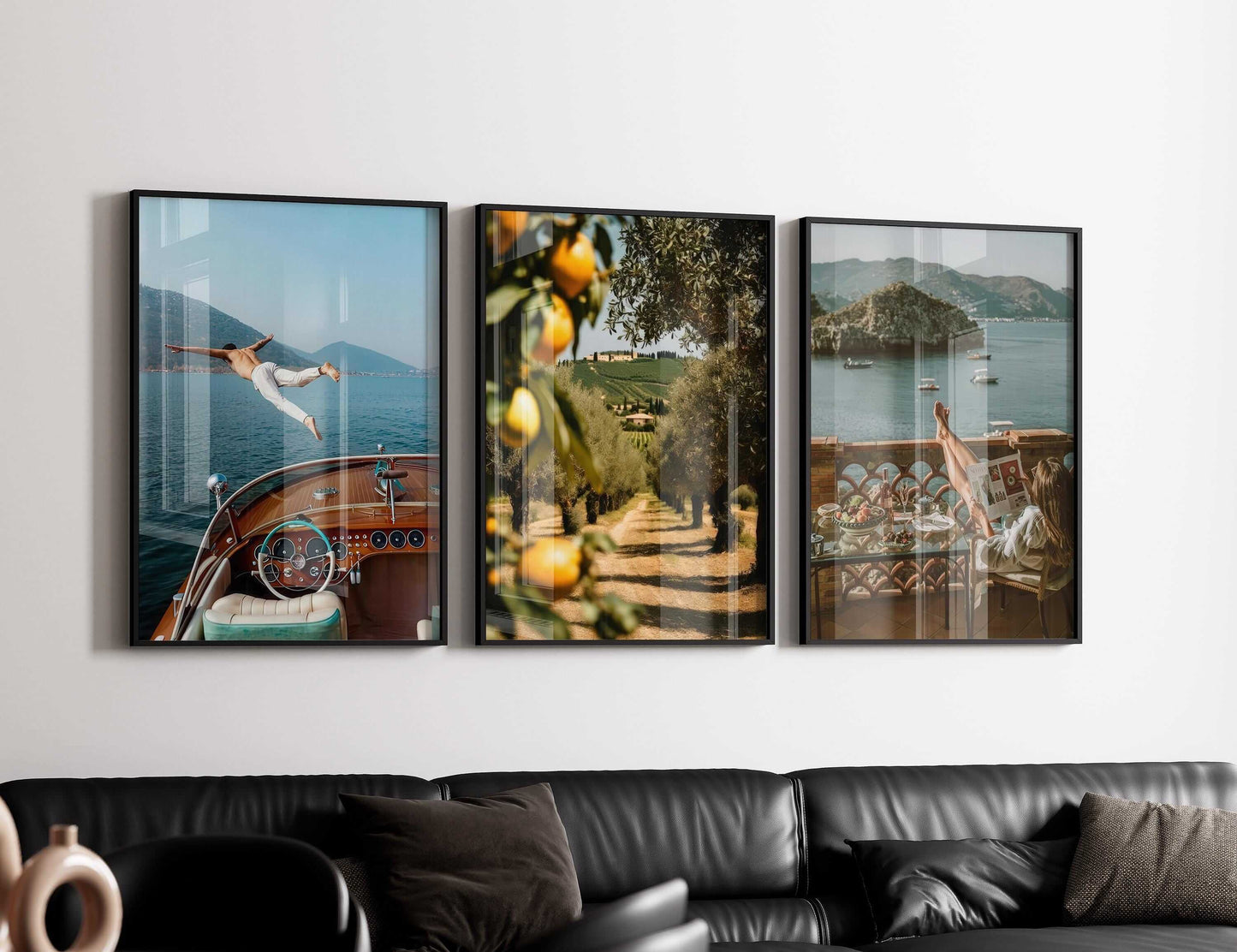 Vintage Seascape Prints Set of 3 - Haus of Prints