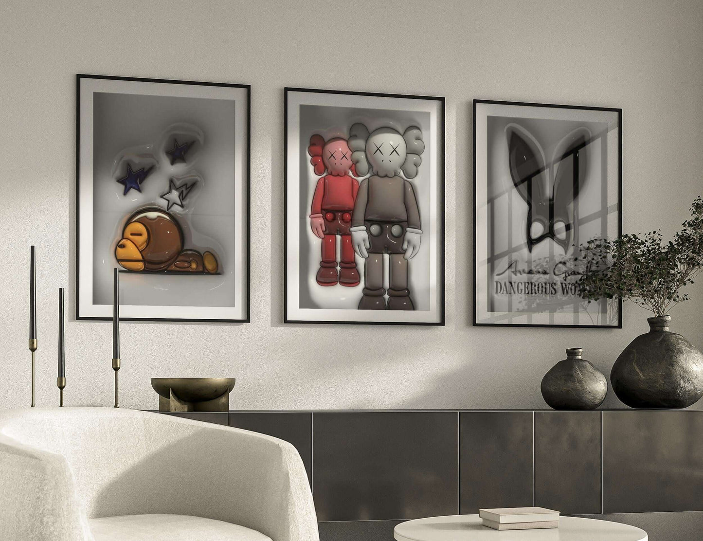 3D Hypebeast Cool Room Decor Set of 12 - Haus of Prints