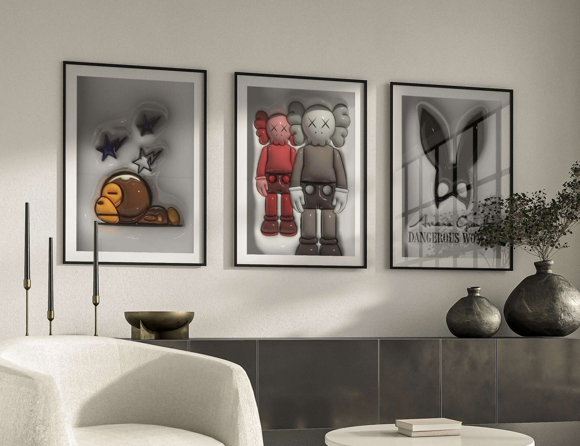 3D Hypebeast Cool Room Decor Set of 12 - Haus of Prints