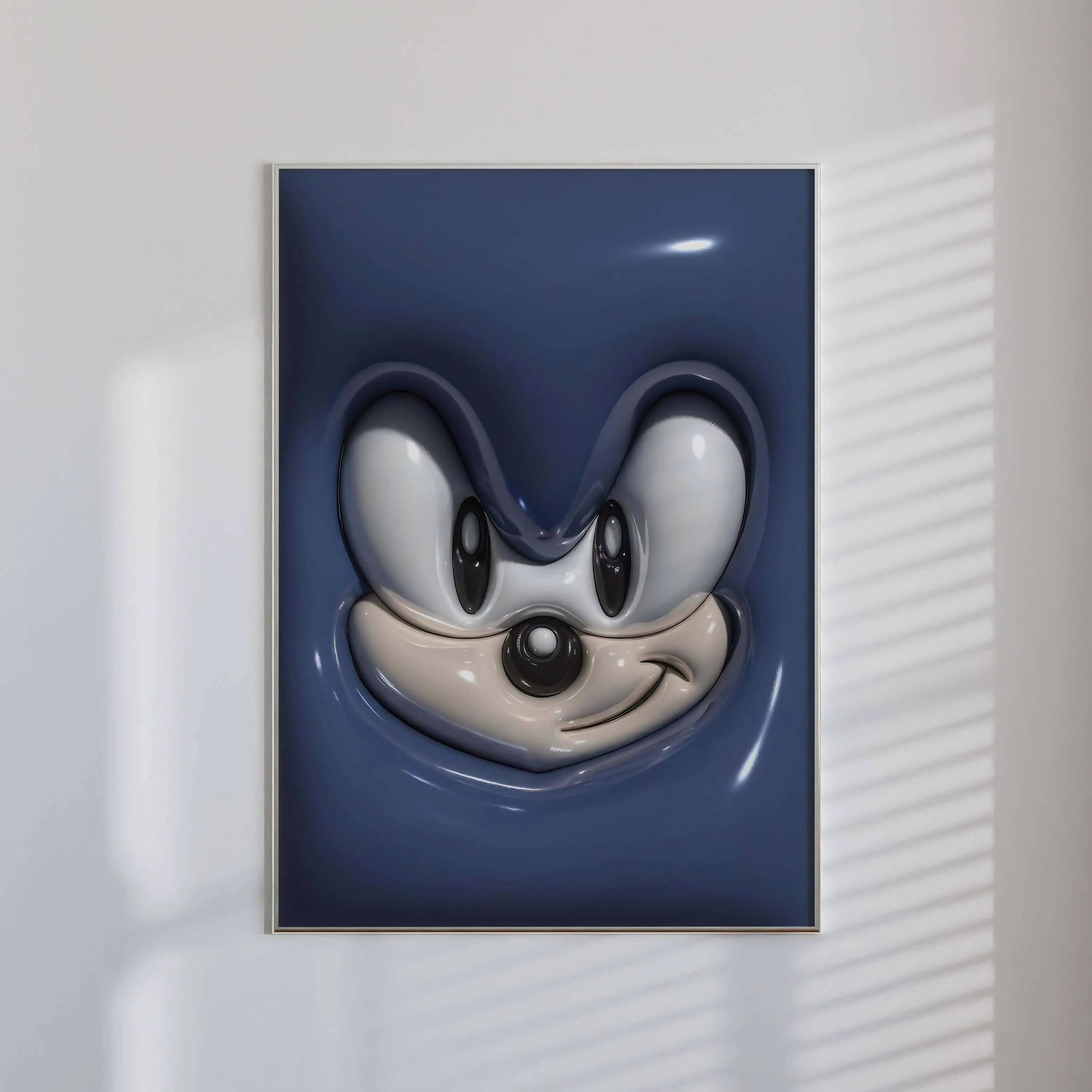 Artistic 3D Hypebeast poster displaying a trendy design, perfect for urban décor lovers.