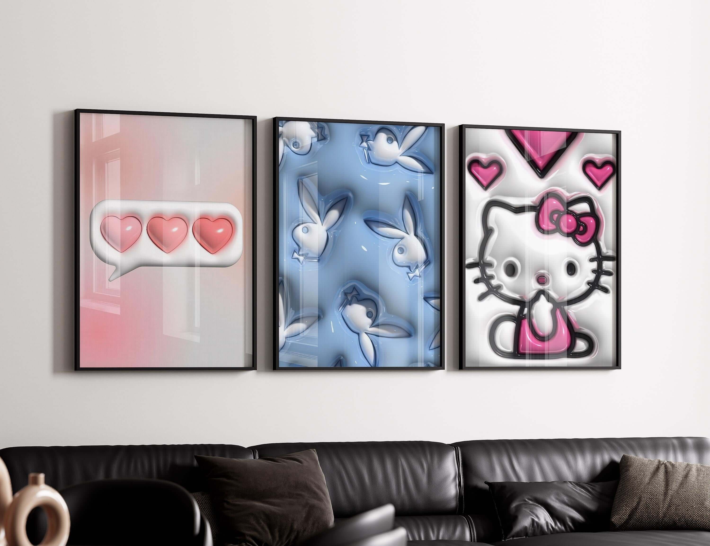 3D Urban Wall Art Print Set of 12 - Haus of Prints